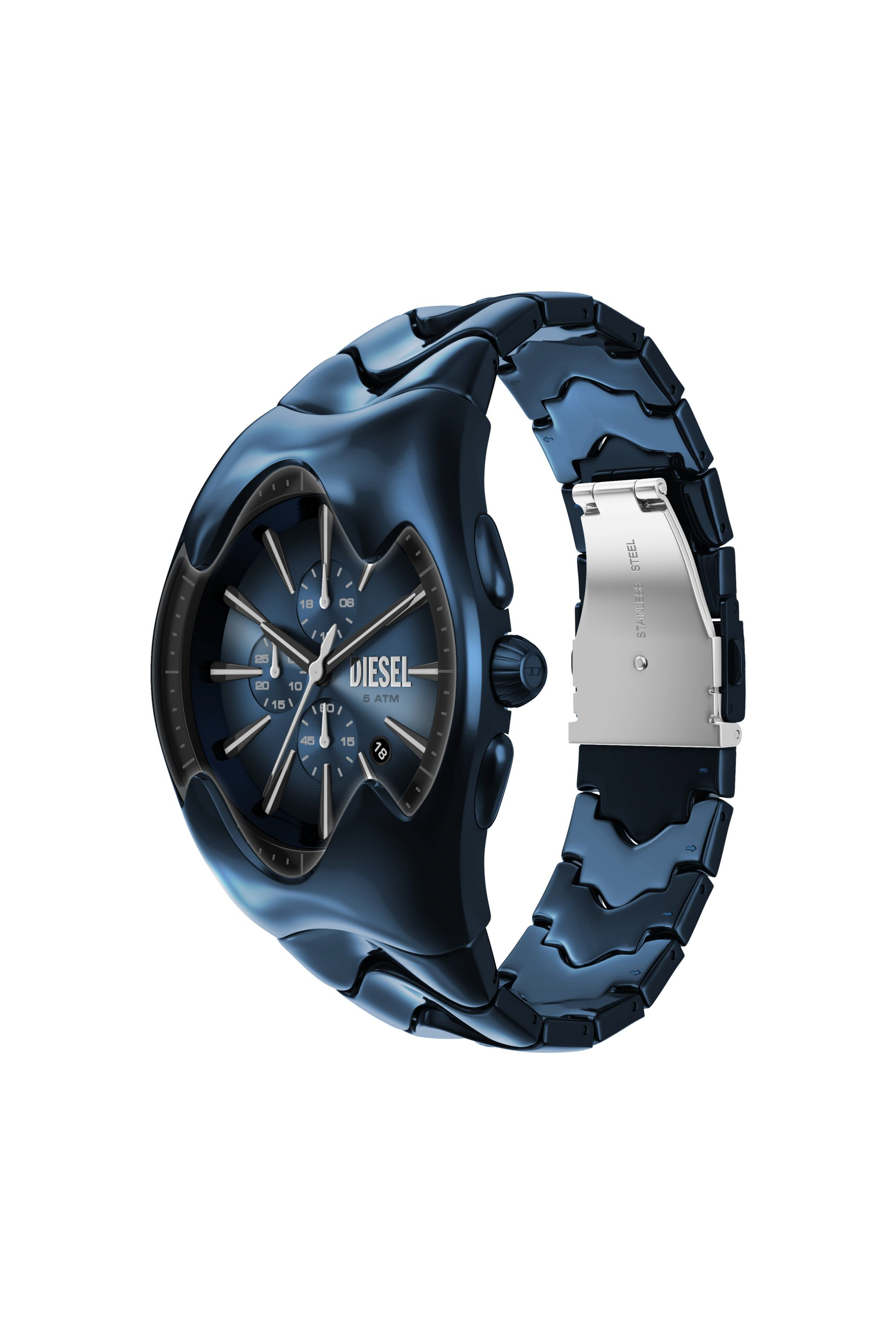 Diesel - DZ4704 WATCH, Montre Mercurial en acier inoxydable bleu Homme in Polychrome - 2