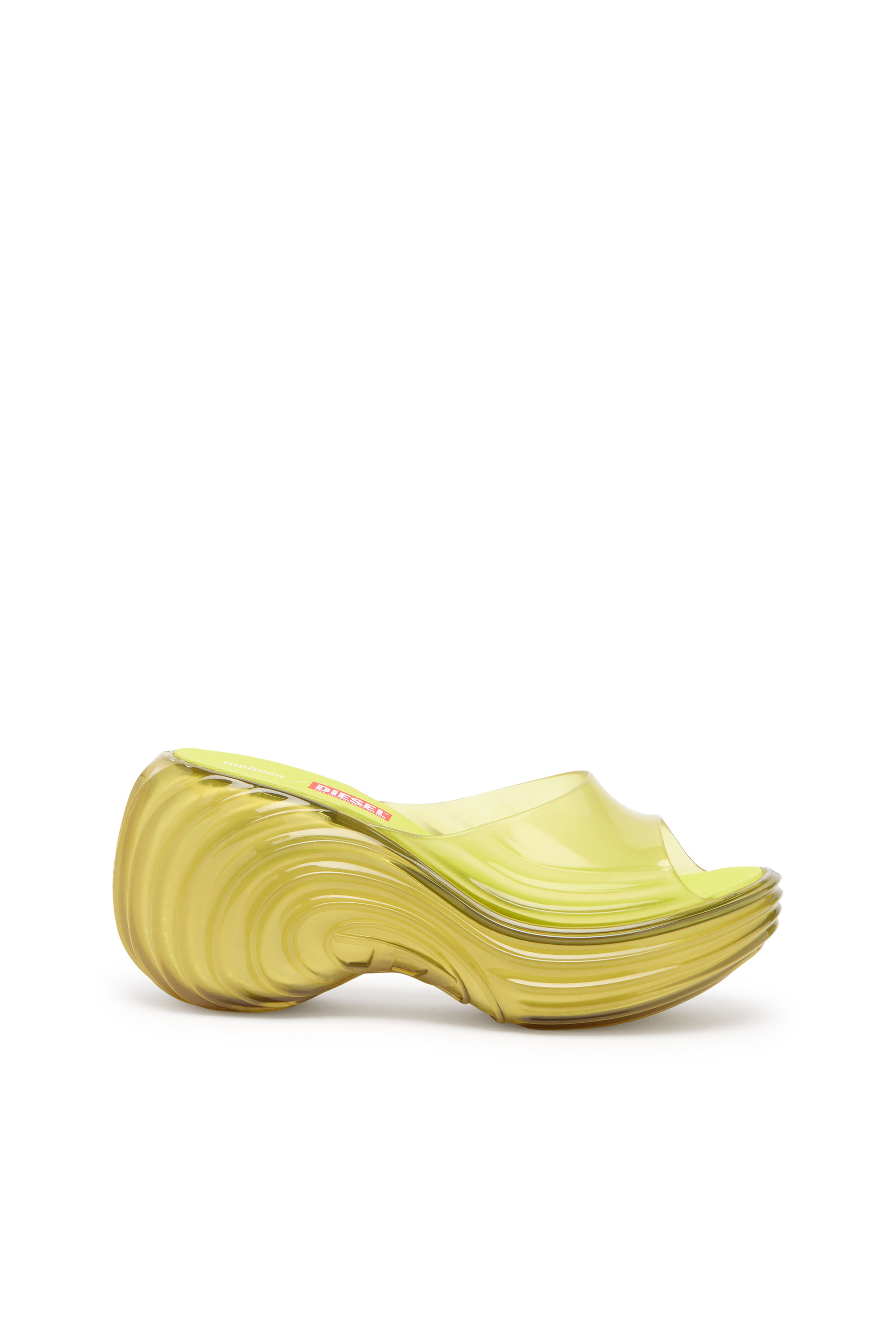 Diesel - MELISSA QUANTUM PLATFORM, Woman's Platform mule in Melflex&reg; in Yellow - 1