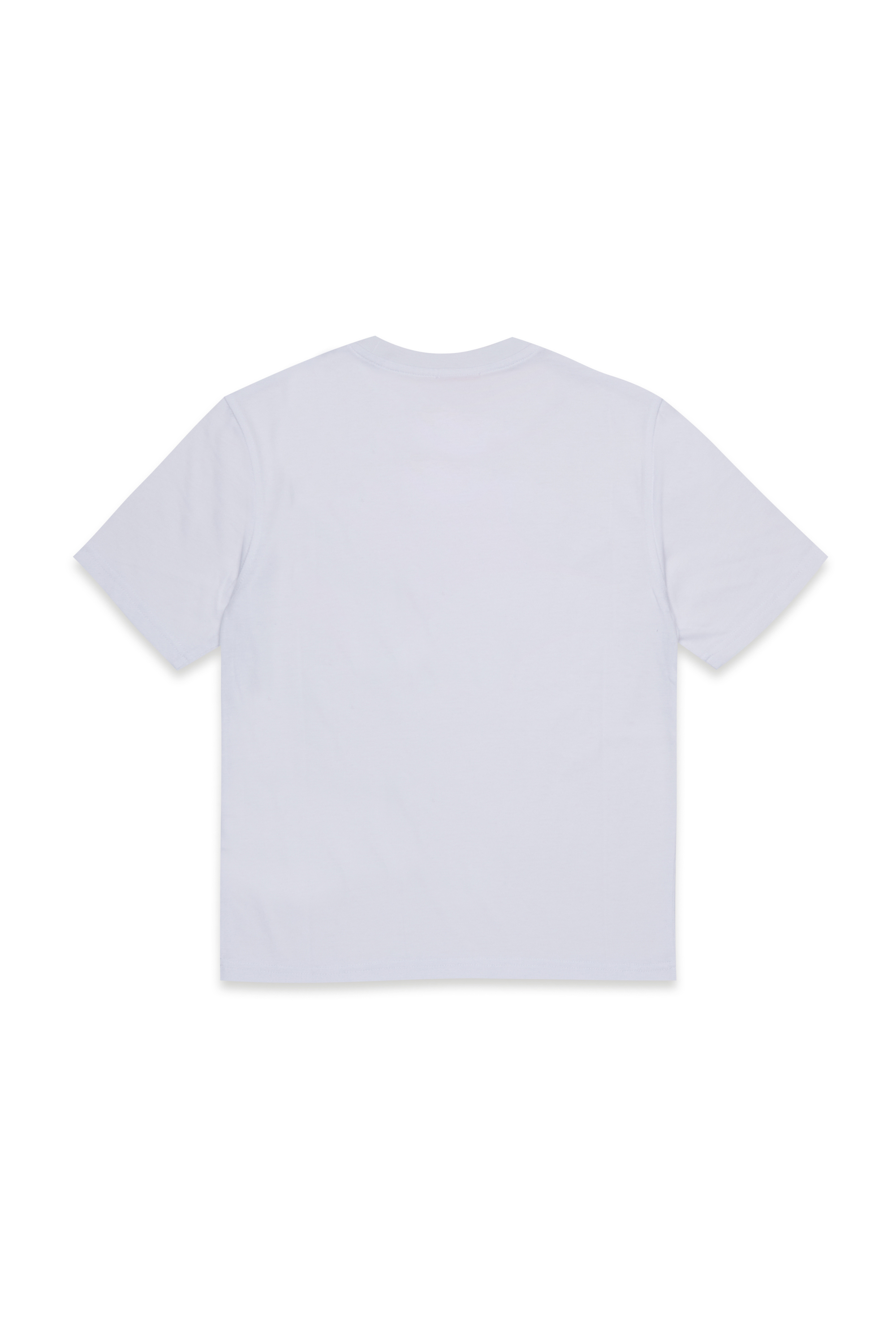Diesel - TBOXTK3 OVER, T-shirt en coton avec imprimé graphique Homme in Blanc - 2