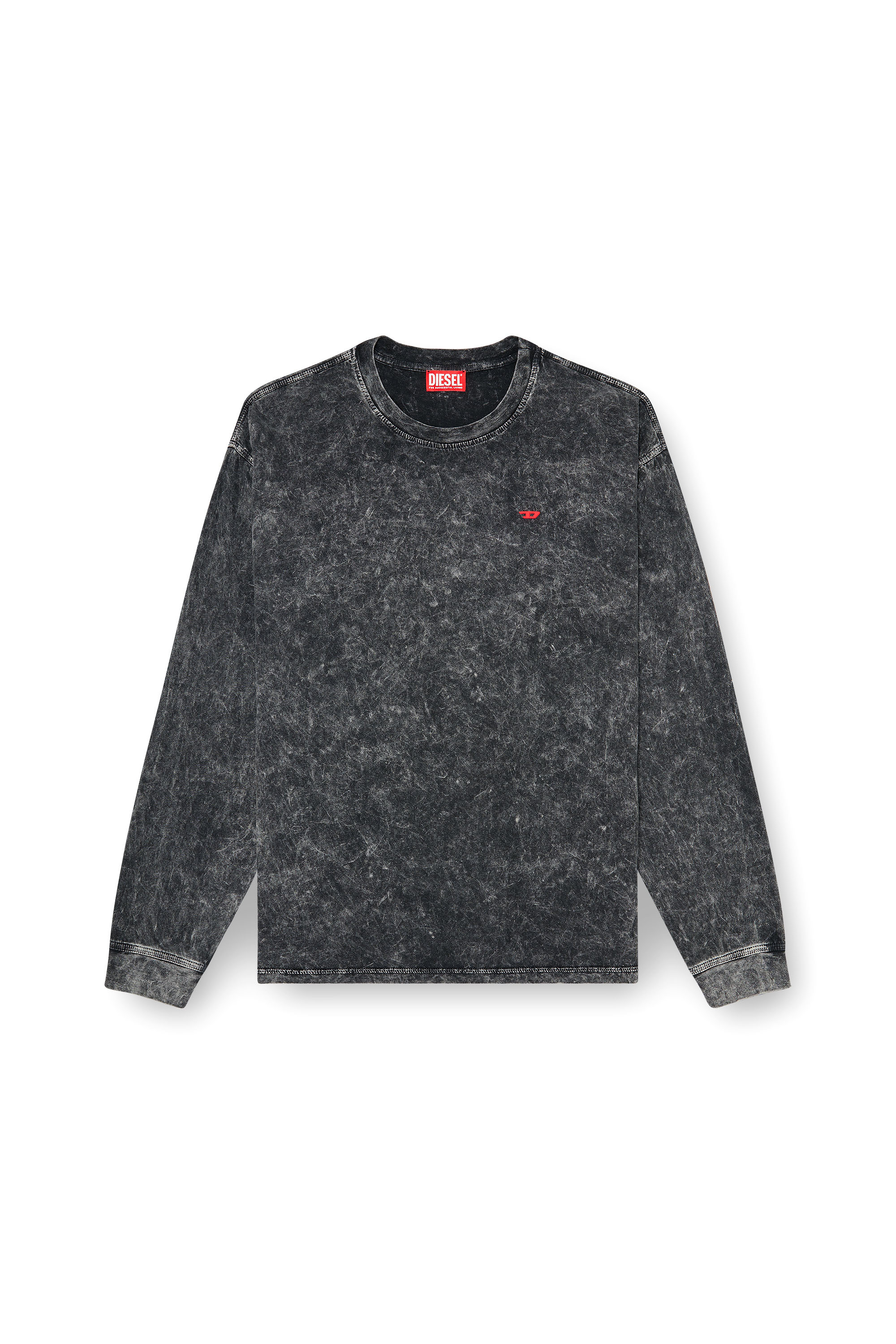 Diesel - T-BOXT-LS-AA5, Haut &agrave; manches longues avec effet trait&eacute; Homme in ToBeDefined - 2