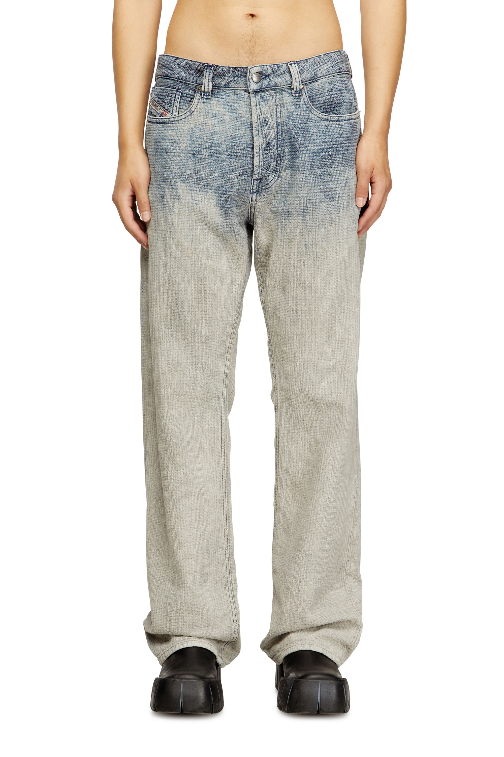 Diesel - Relaxed Jeans 1980 D-Eeper 09N93 Homme, Bleu moyen - Image 1