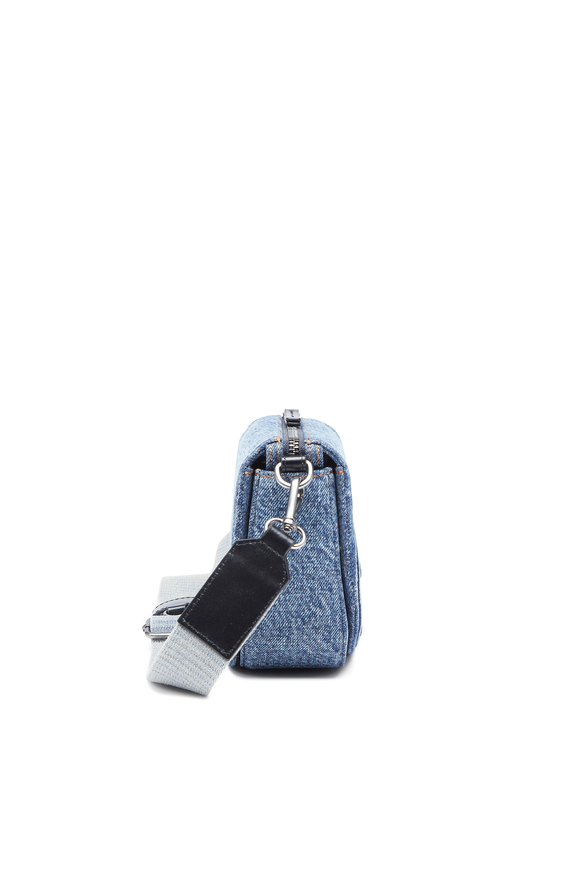 Diesel - 1DR CAMERA BAG, Sac caméra en denim solarisé Mixte in Bleu - 8