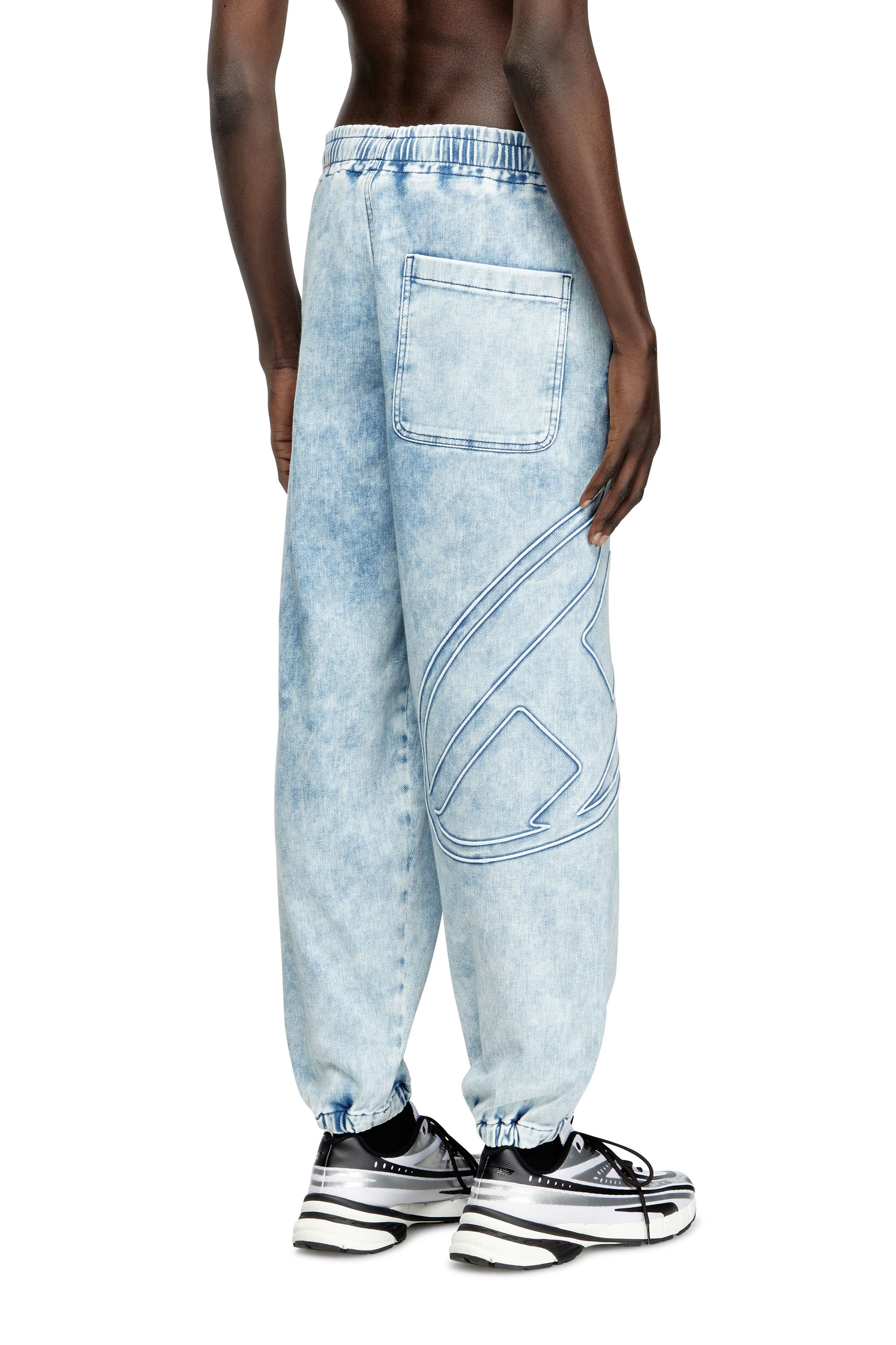 Diesel - Slim D-Pint Track Denim 0ABCN Mixte, Bleu Clair - Image 4