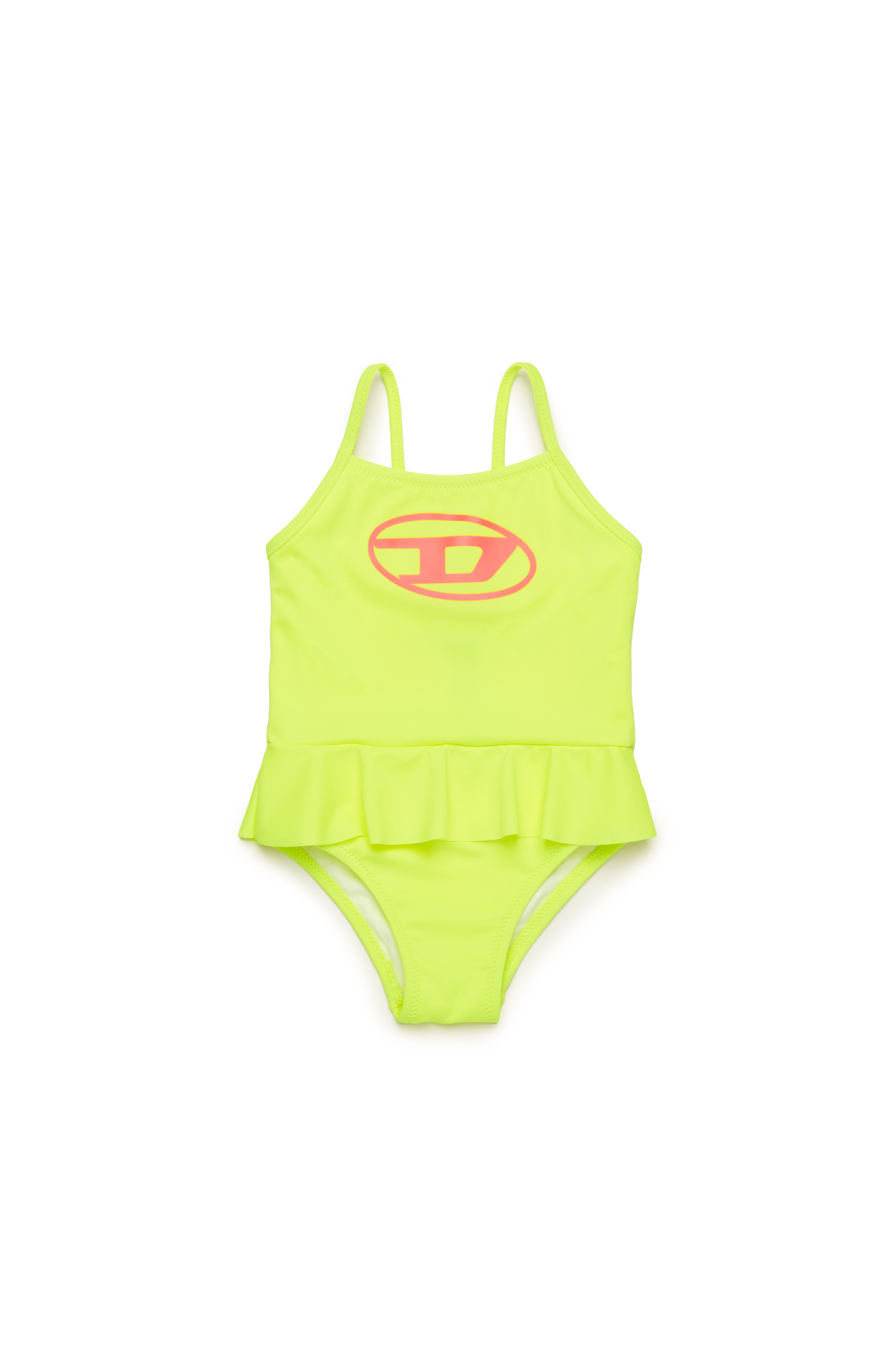 Diesel - MIAREB, Maillot de bain à volants avec imprimé Oval D Femme in Jaune - 1