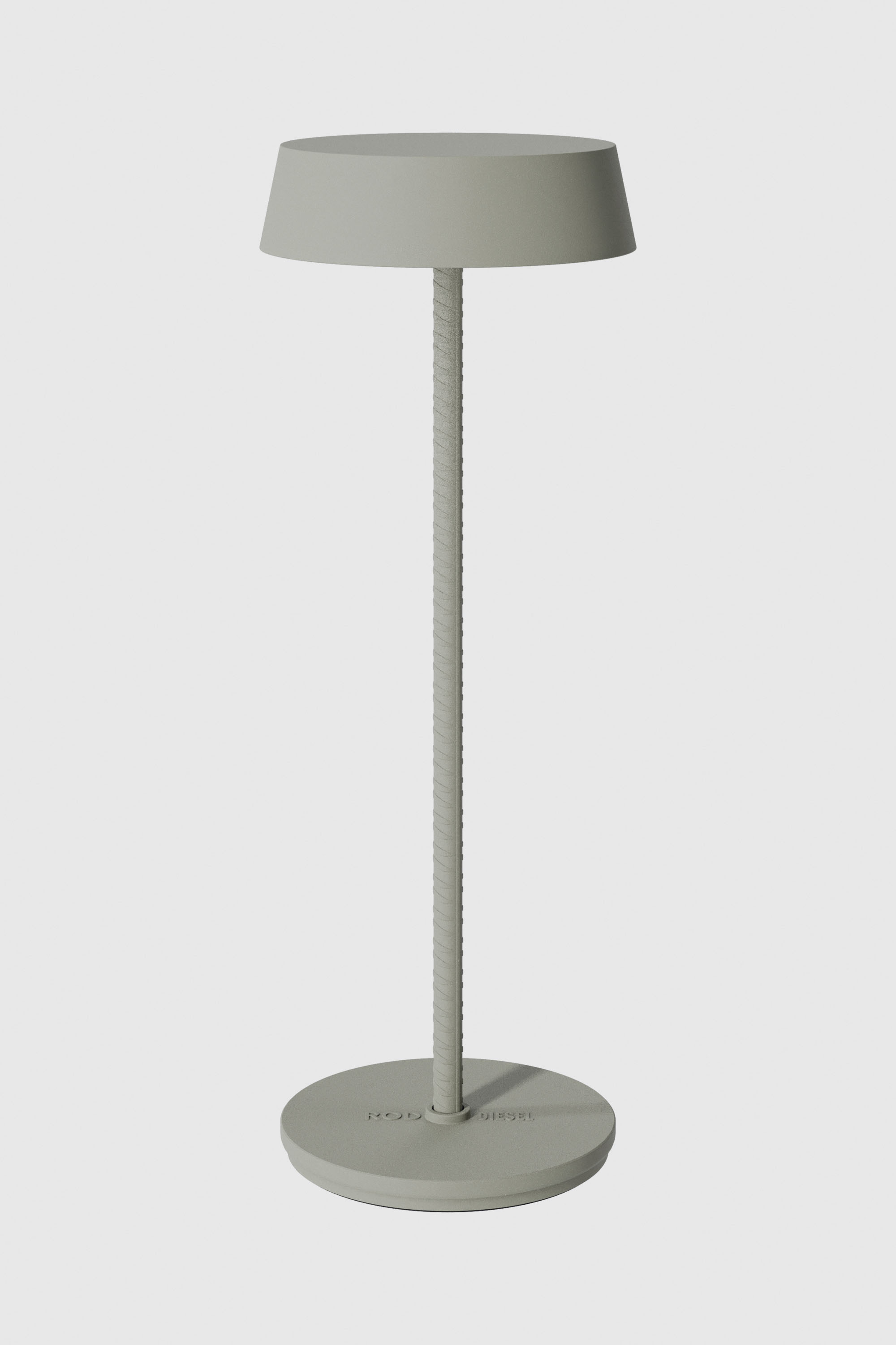 Diesel - 51181 9230 ROD CORDLESS TABLE LAMP MOSS, Lampe portable et rechargeable Mixte in Gris - 1
