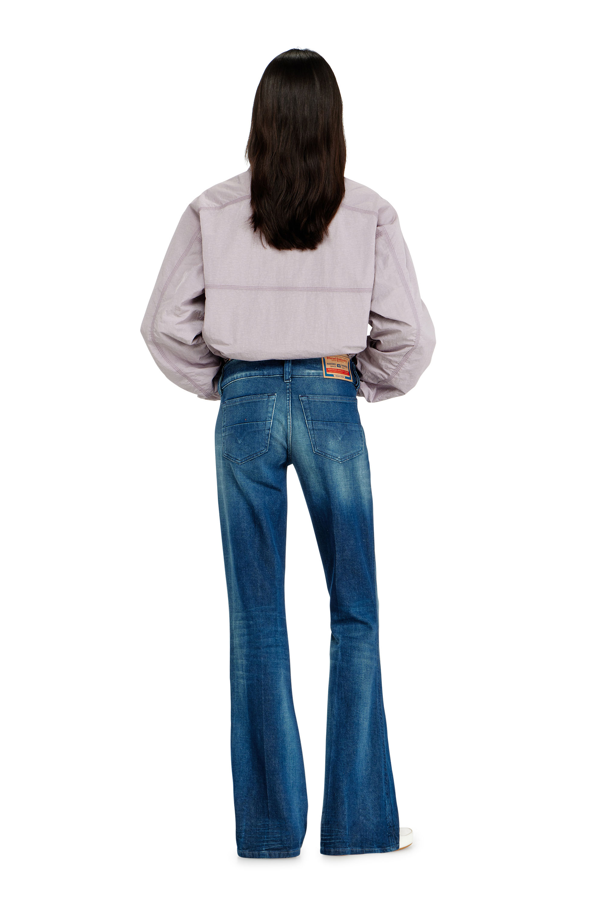 Diesel - Bootcut Jeans D-Hush 0ADBQ Femme, Bleu - Image 4