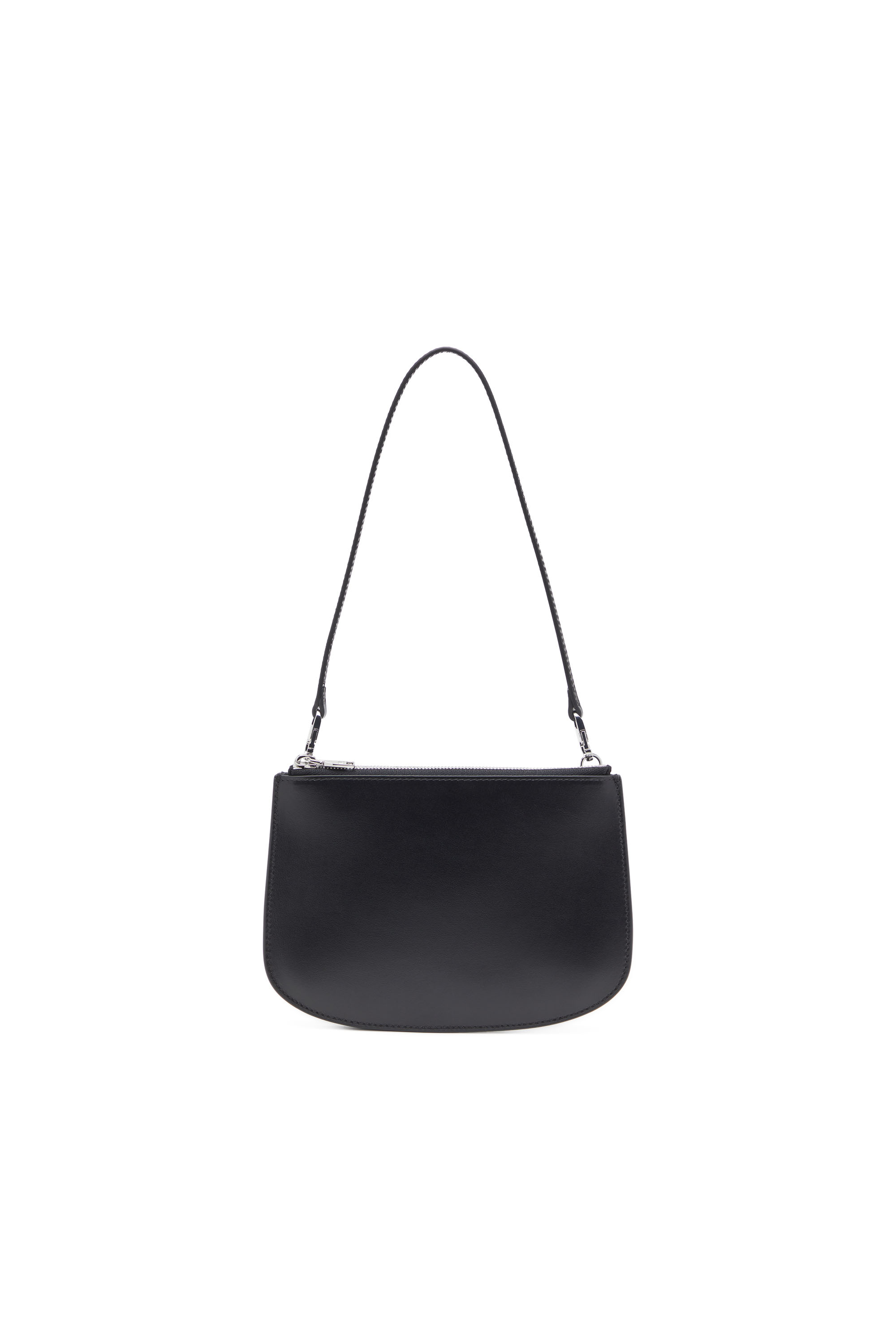 Diesel - 1DR TWIN, 1DR Twin-Sac épaule à deux pochettes en cuir imprimé Femme in Noir - 2