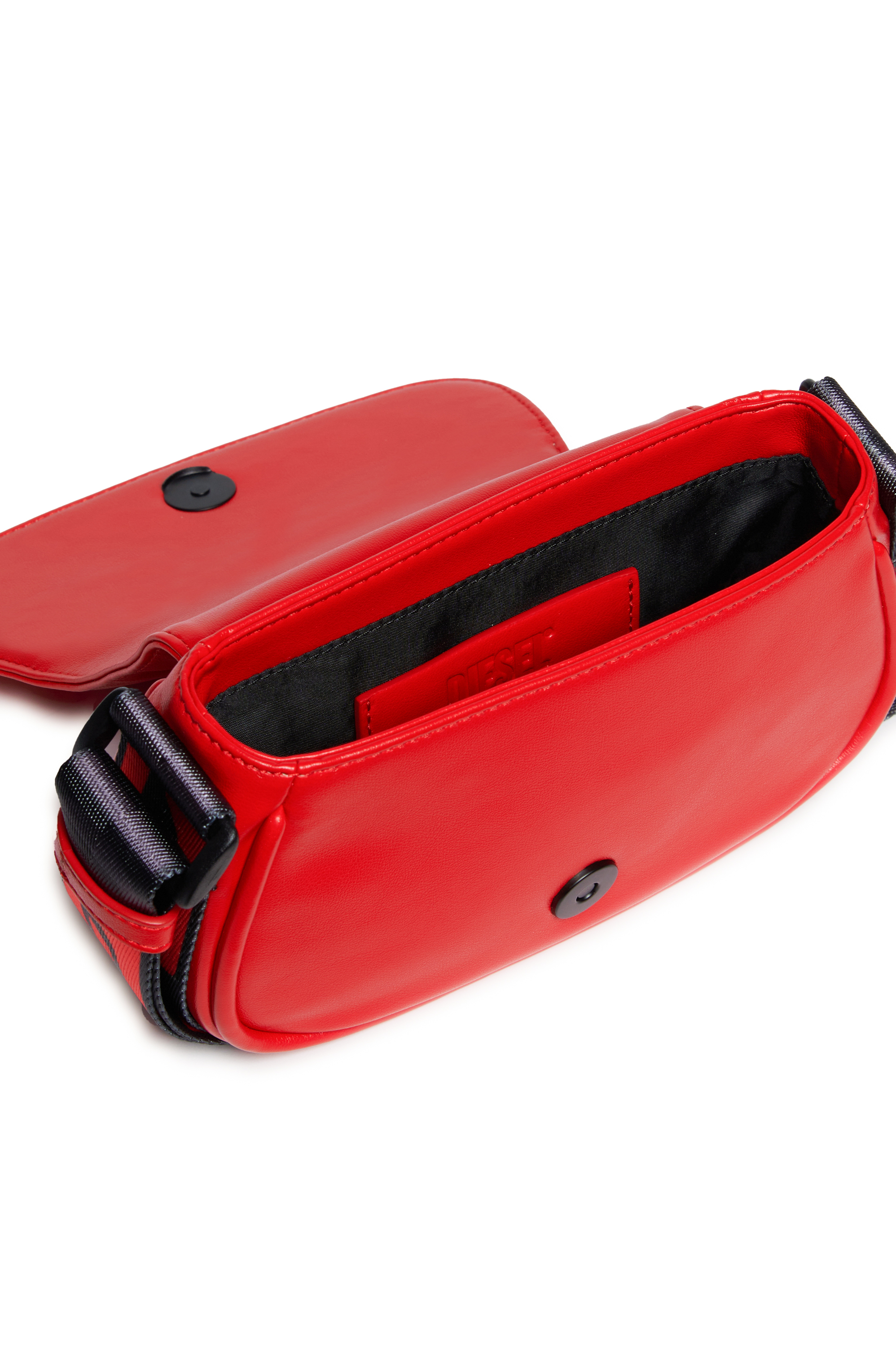 Diesel - CROSSBODY, Sac &agrave; bandouli&egrave;re avec bretelles logo Femme in Rouge - 5