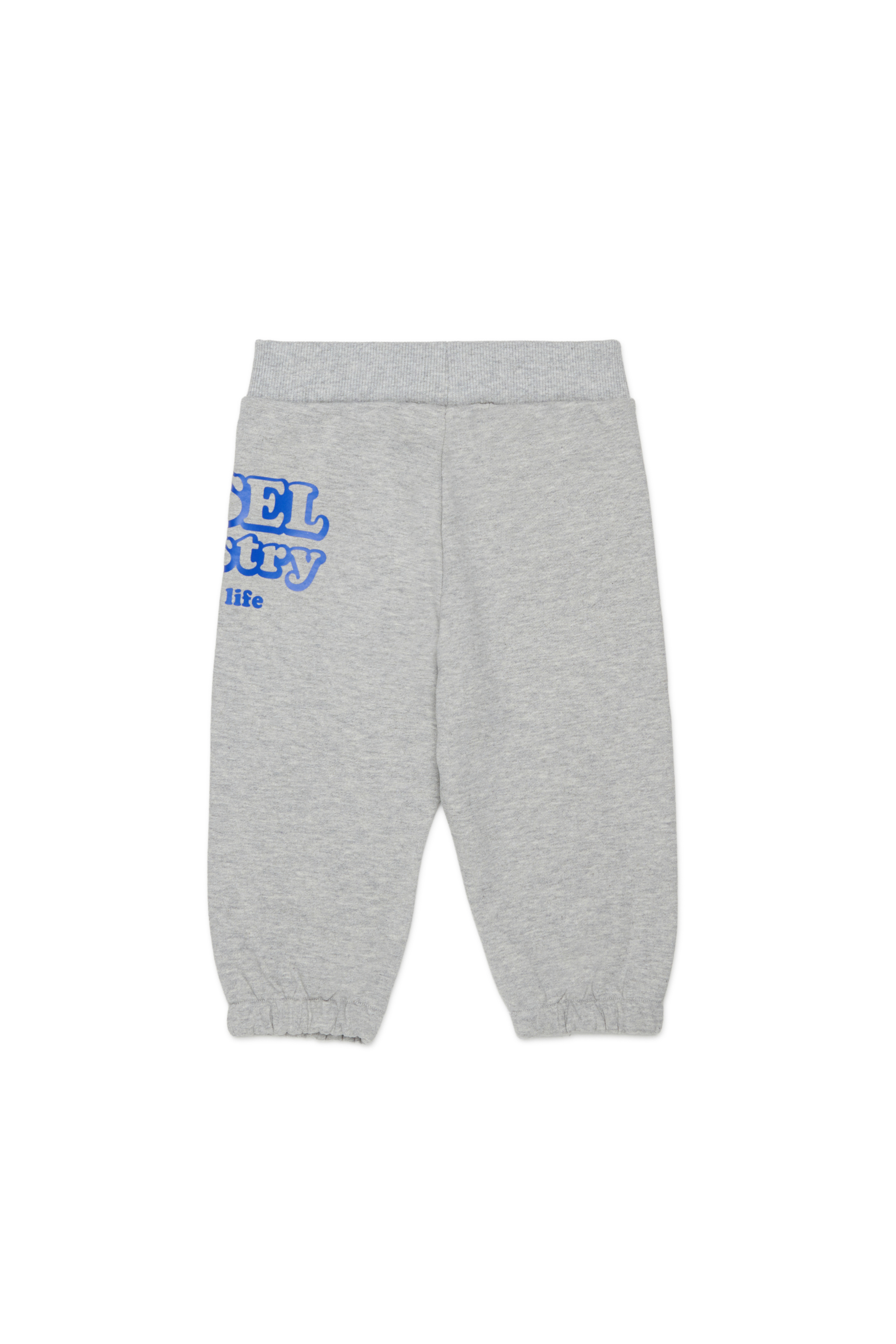 Diesel - PLODIMIB, Pantalon de surv&ecirc;tement en coton avec imprim&eacute; Diesel Industry Homme in Gris - 2