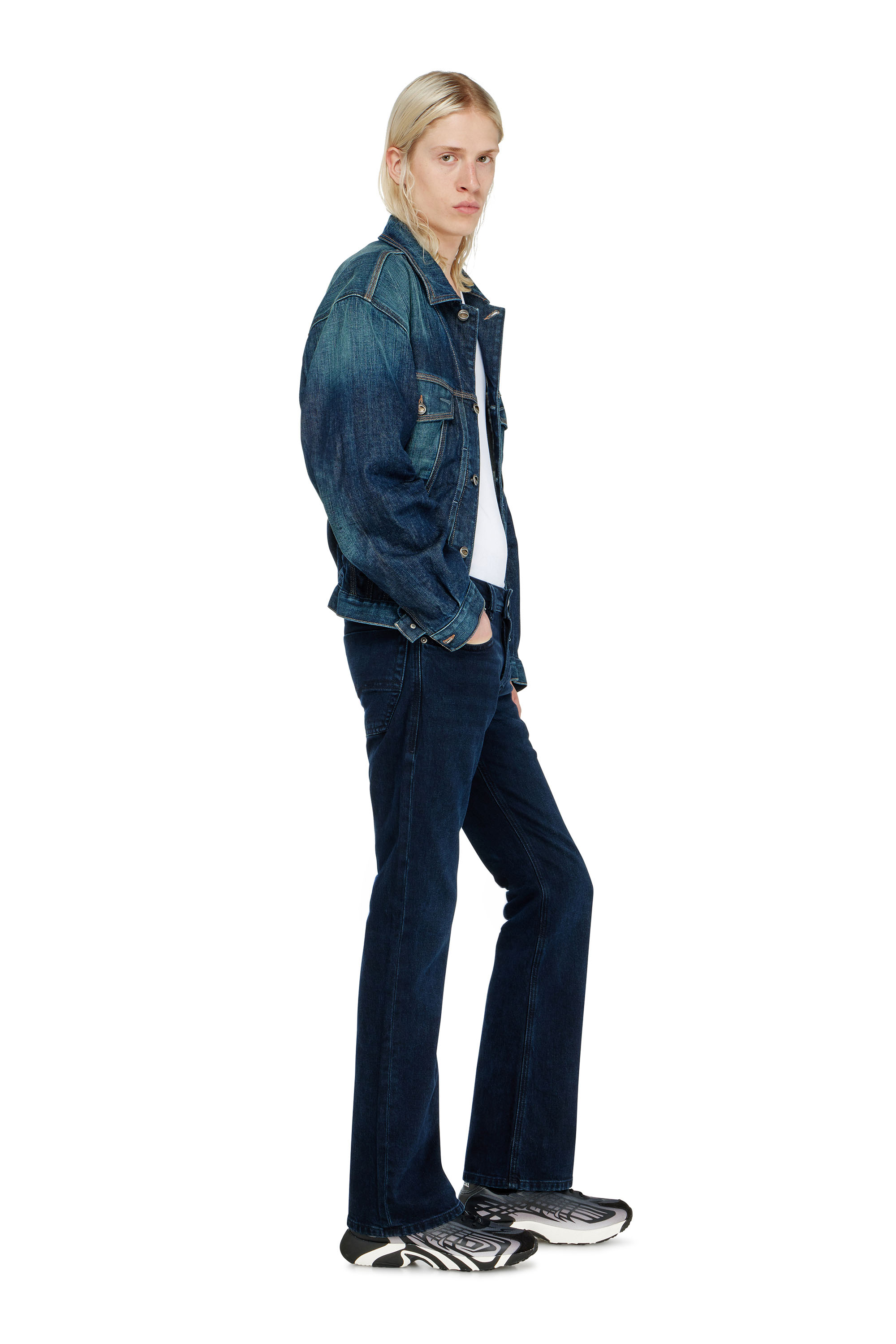 Diesel - Bootcut Jeans 2007 Zatiny 0KBBJ Homme, Bleu Fonc&eacute; - Image 2