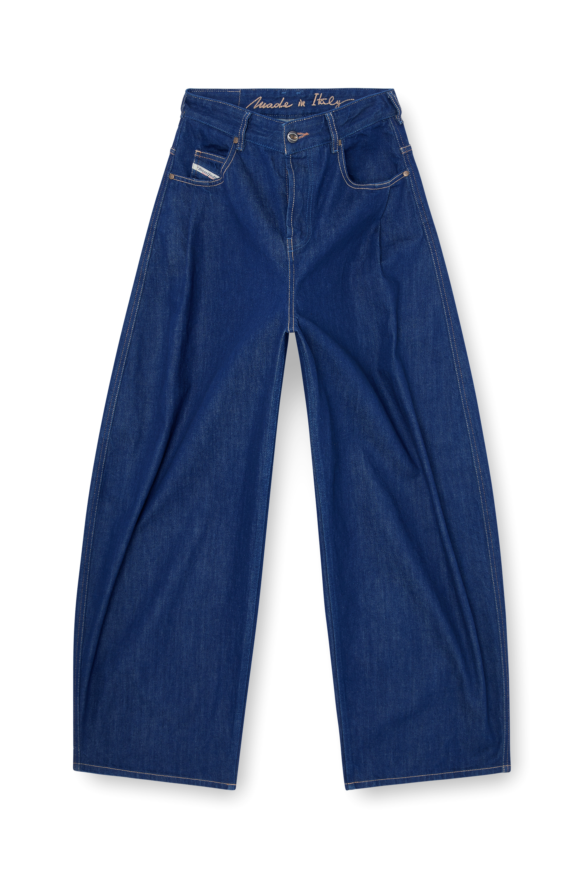 Diesel - Relaxed Jeans 1987 D-Khelz 09Q09 Femme, Bleu Fonc&eacute; - Image 3