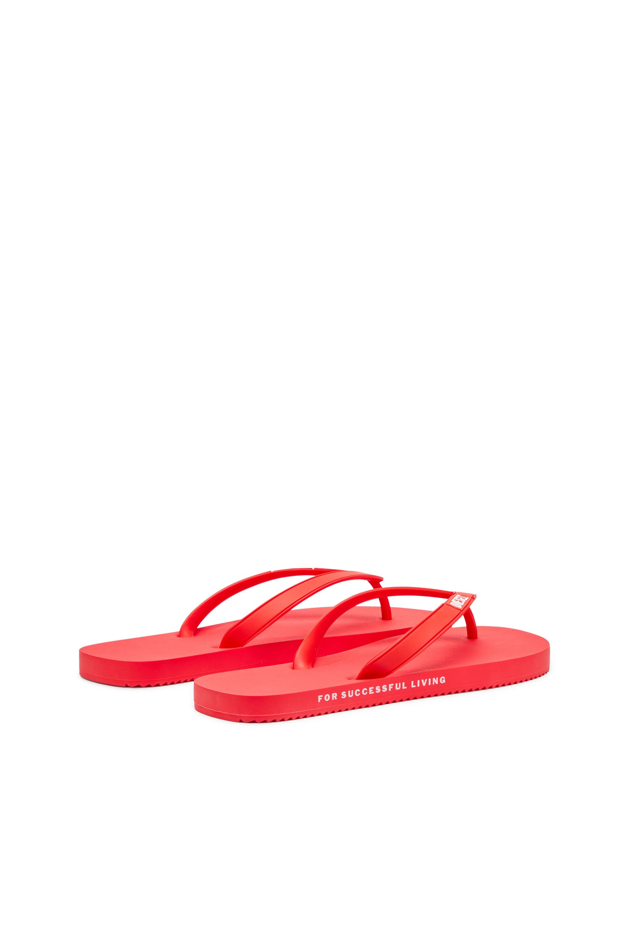 Diesel - SA-RIO W, Tongs en caoutchouc Femme in Rouge - 3