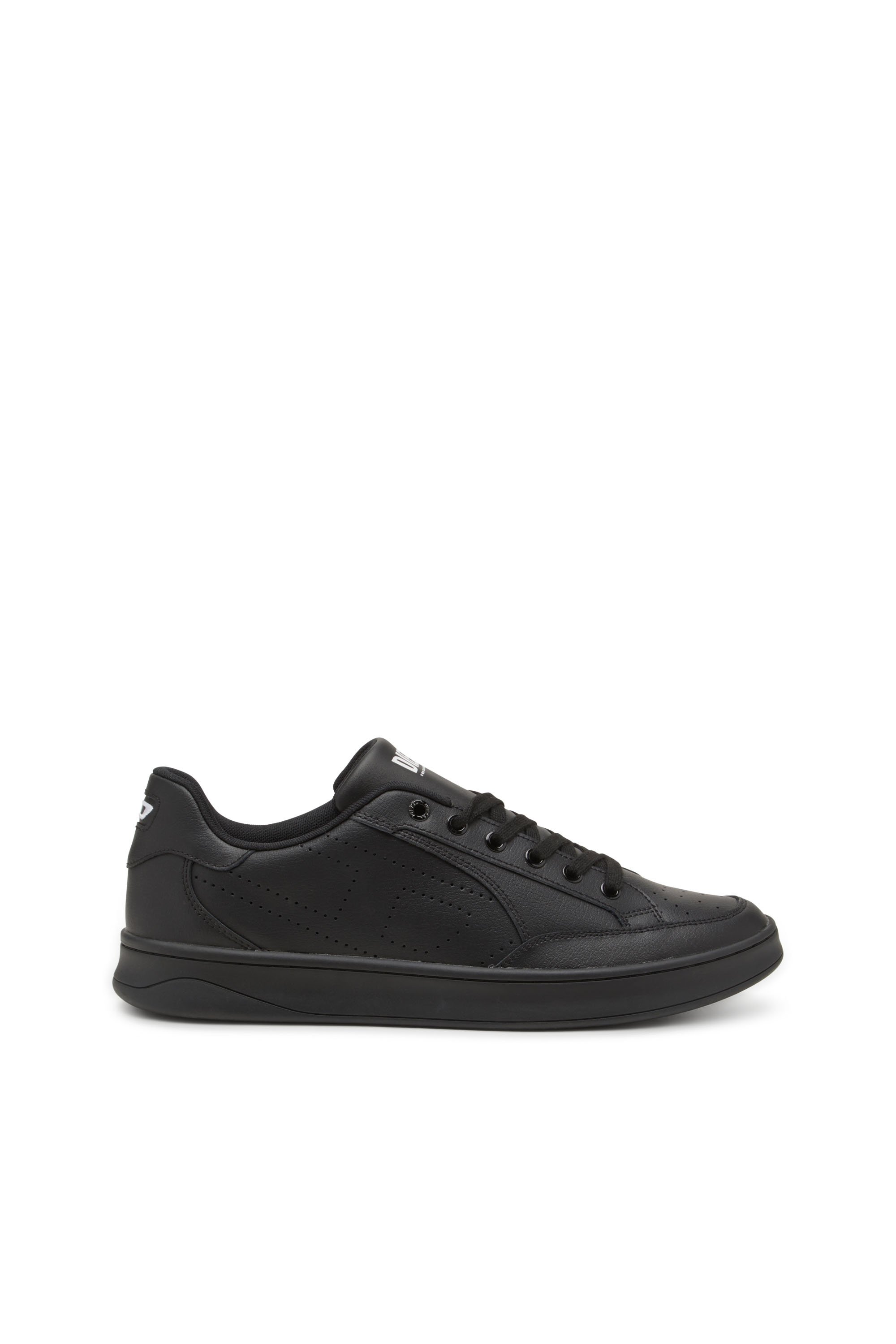 Diesel - S-DAKOTA LOW, S-Dakota-Sneakers en cuir avec logo perforé Homme in Noir - 1