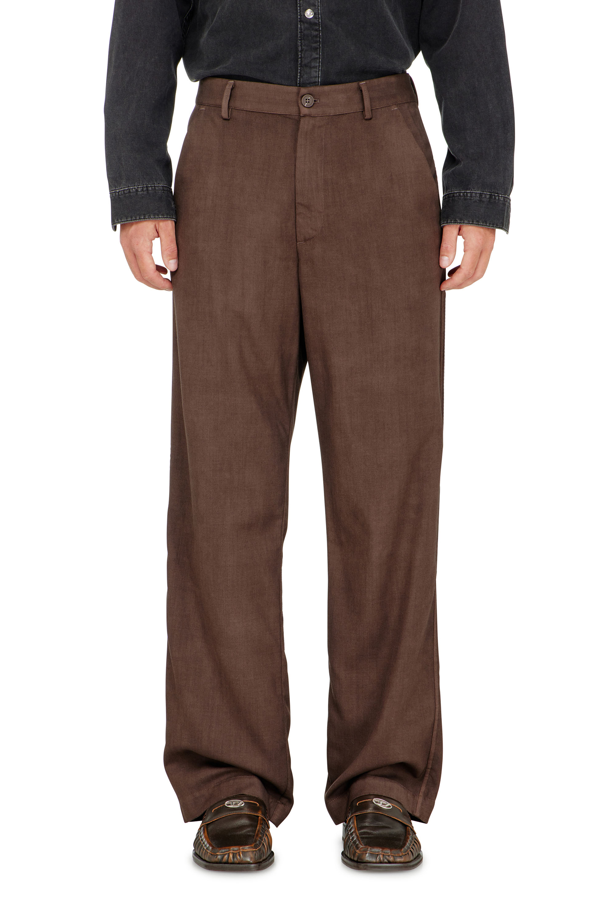 Diesel - P-HANT-CHINO-AECB, Pantalon chino en laine stretch l&eacute;g&egrave;re Homme in ToBeDefined - 3