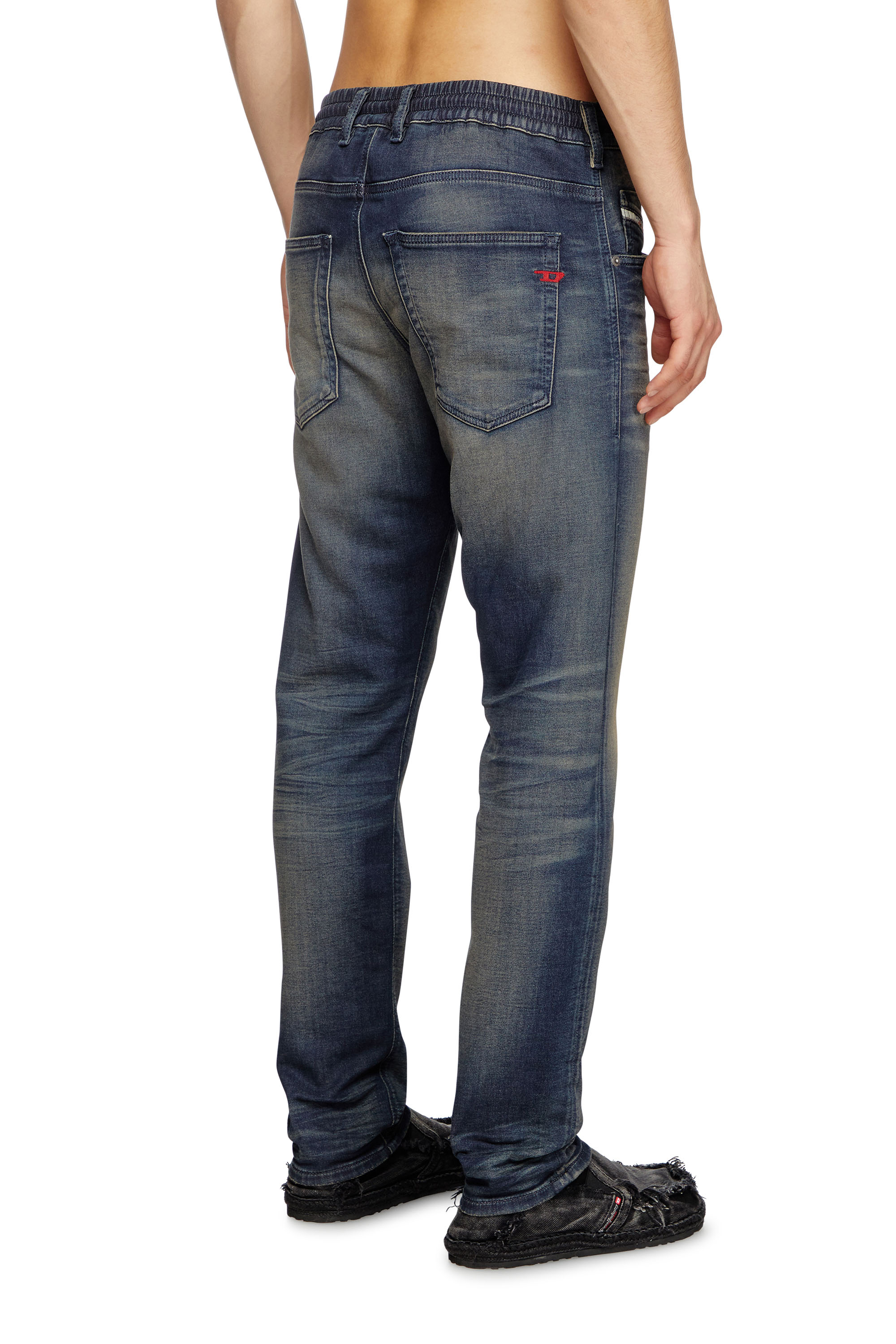 Diesel - Man's Regular 2030 D-Krooley Joggjeans® 068PM, Dark Blue - 3