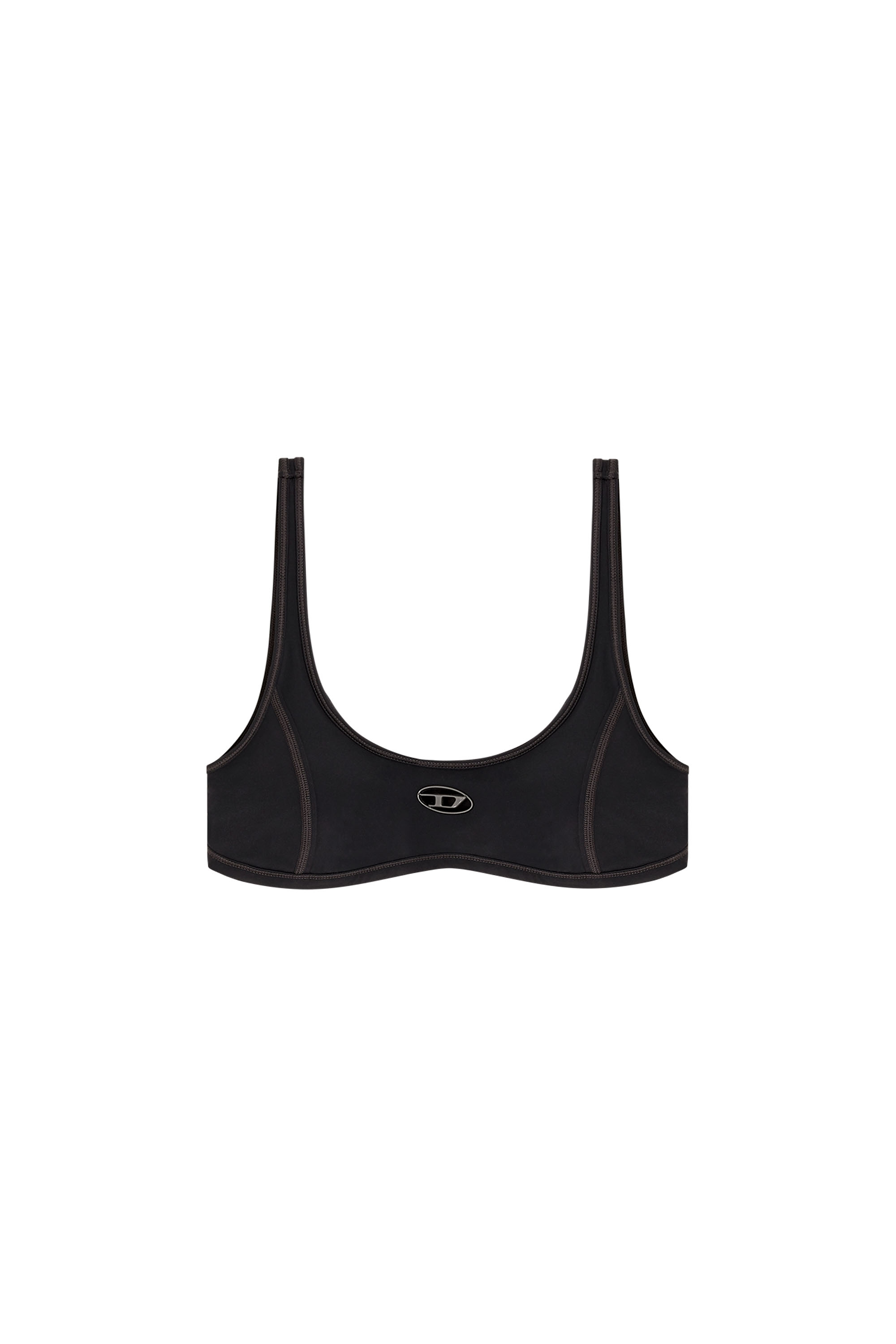 Diesel - CHELSEA-UTLT, Brassière de sport avec cut-out à logo Femme in Noir - 3