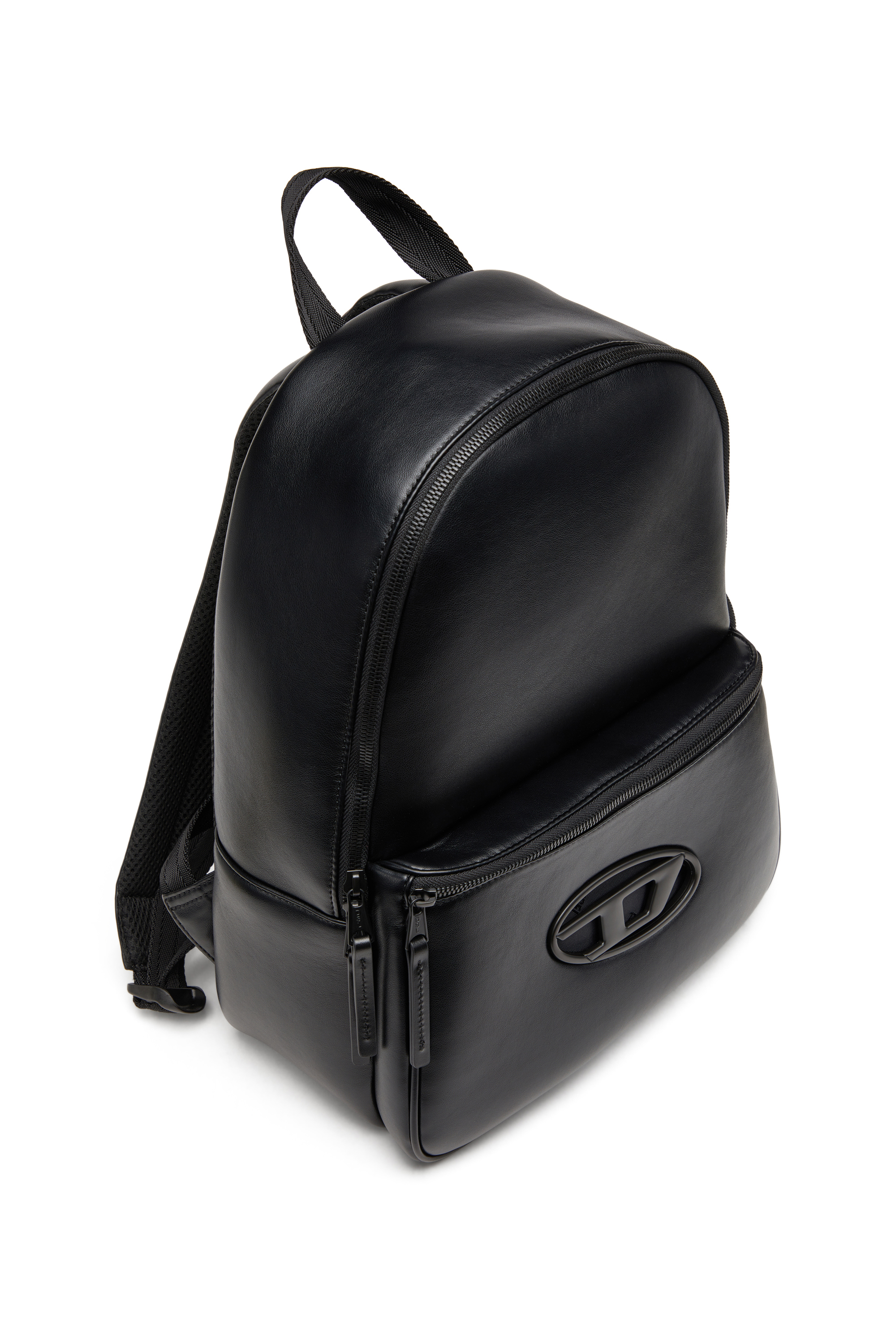 Diesel - HOLI-D BACKPACK M, Holi-D-Sac à dos en néoprène et PU Homme in Noir - 5