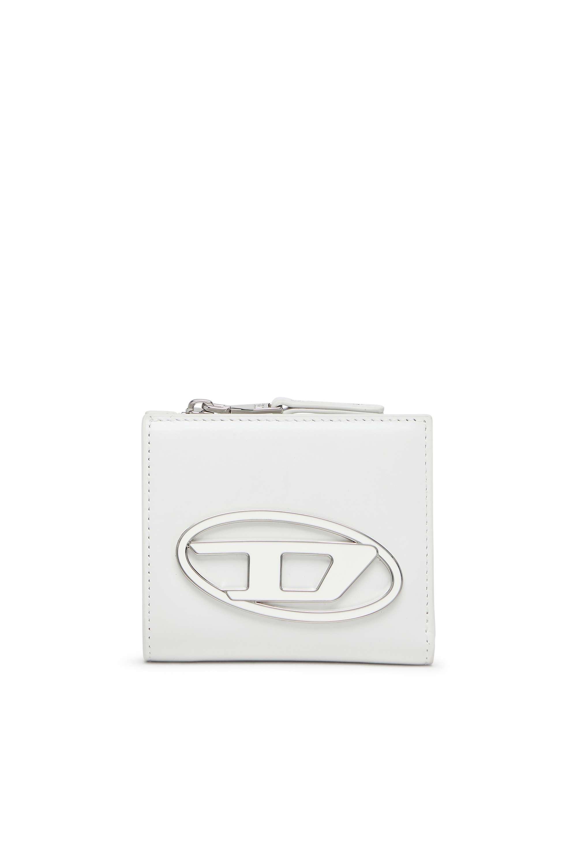 Diesel - 1DR BI FOLD ZIP L, Portefeuille en cuir à deux volets Femme in Blanc - 1