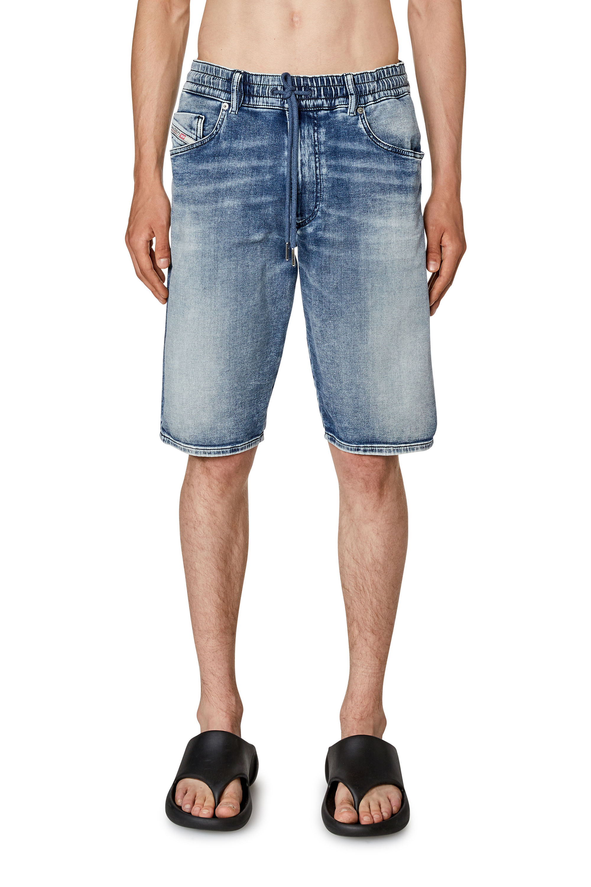 Diesel - D-KROOLEY-SHORT JOGG, Light Blue - Image 1