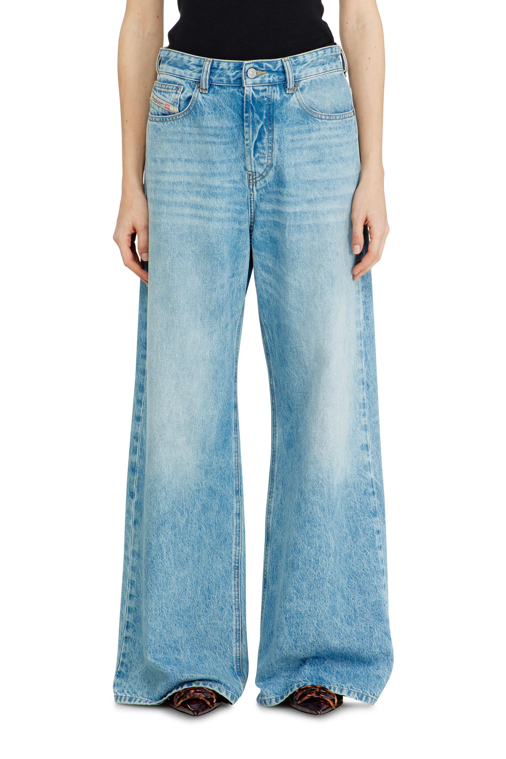 Diesel - Relaxed Jeans 1996 D-Sire 09I29 Mixte, Bleu Clair - Image 4