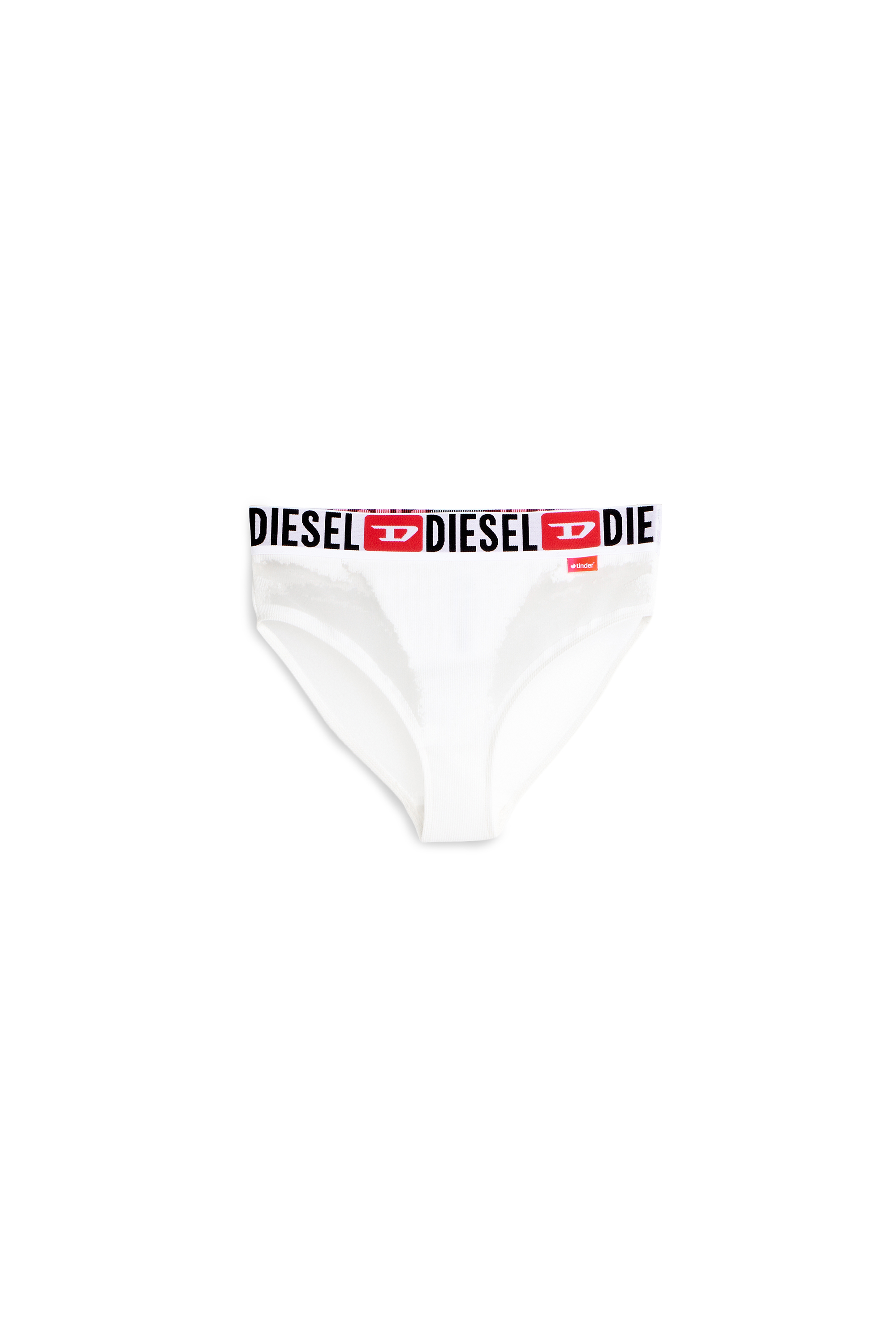 Diesel - PR-SAM-D-CORE, Culotte effet d&eacute;vor&eacute; transparent Femme in Blanc - 3