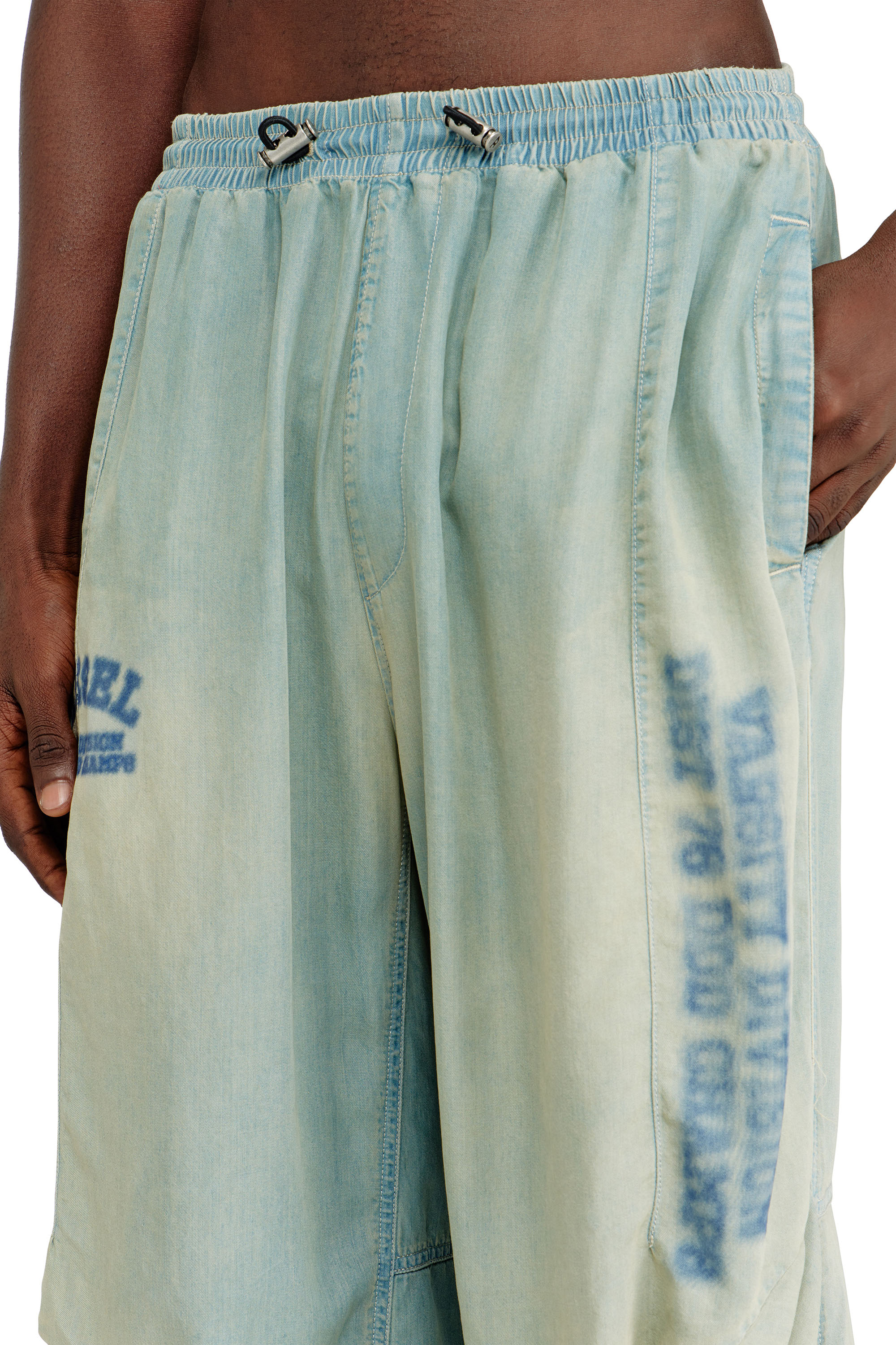 Diesel - Relaxed Jeans D-Pari 0ADCF Mixte, Bleu Clair - Image 4