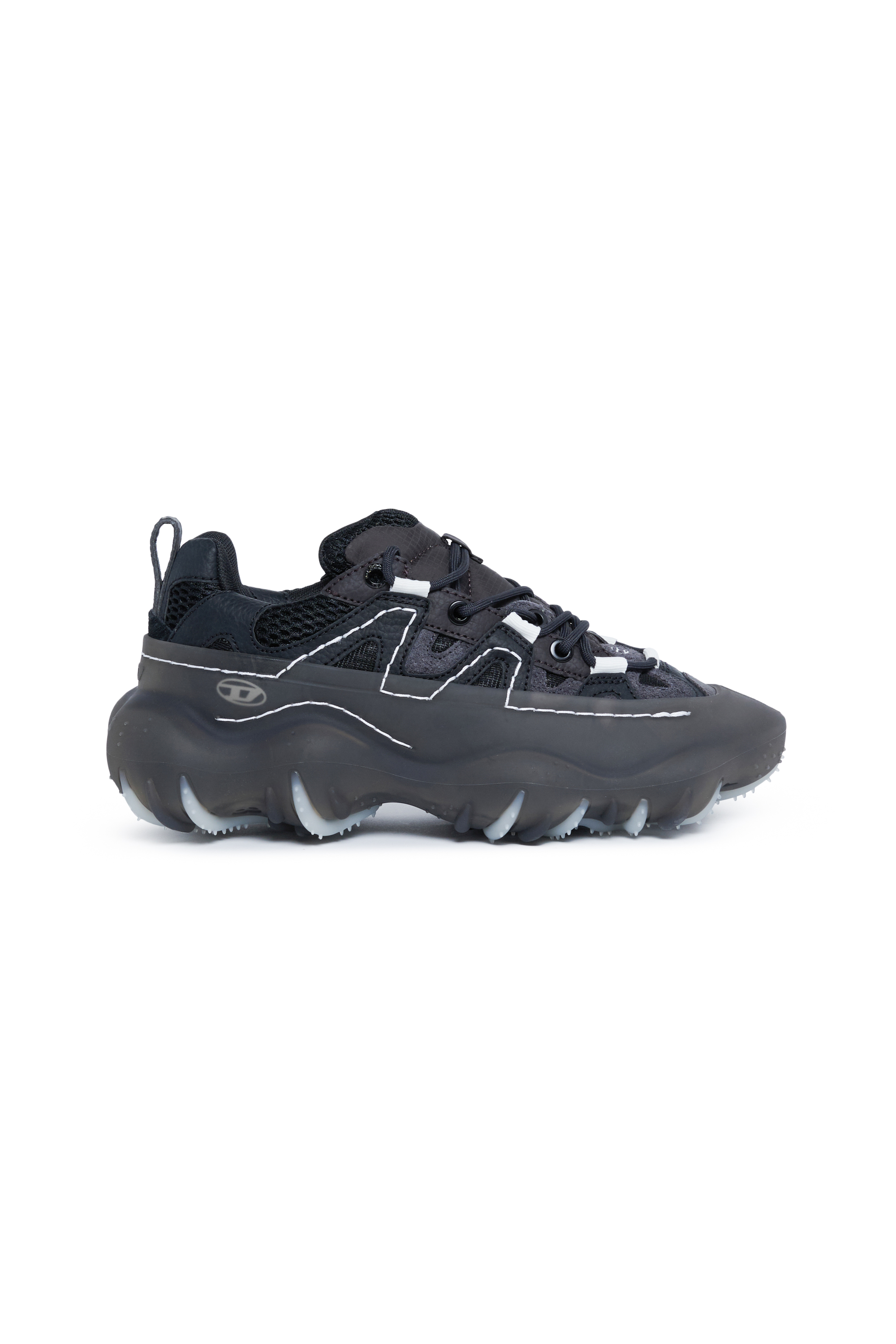 Diesel - S-PROTOTYPE P1, Sneakers en mesh, cuir et ripstop Mixte in Noir - 1