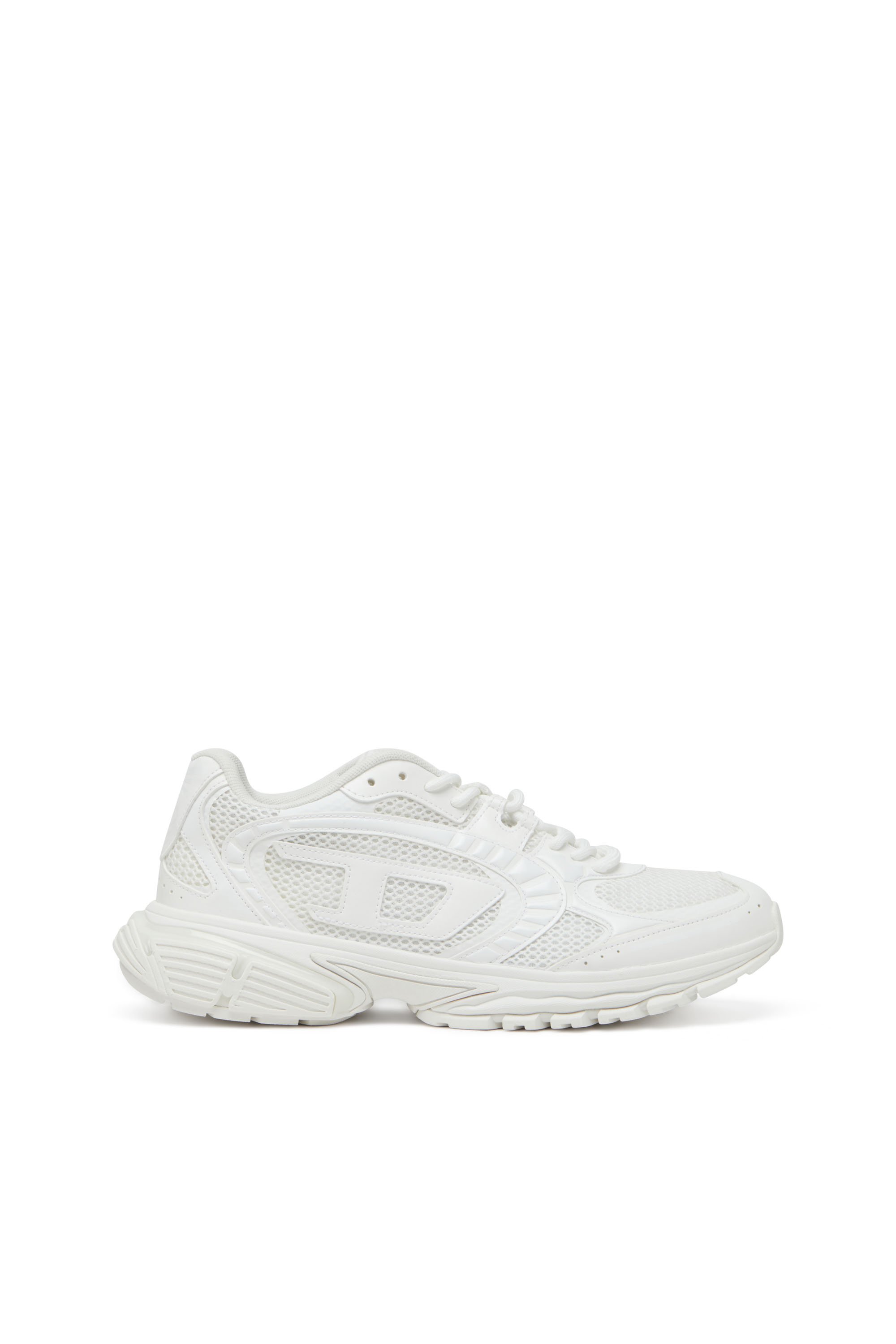 Diesel - S-PRO-V-DENSE LOW, S-Pro-V-Dense-Sneakers en mesh avec logo Oval D Homme in Blanc - 1