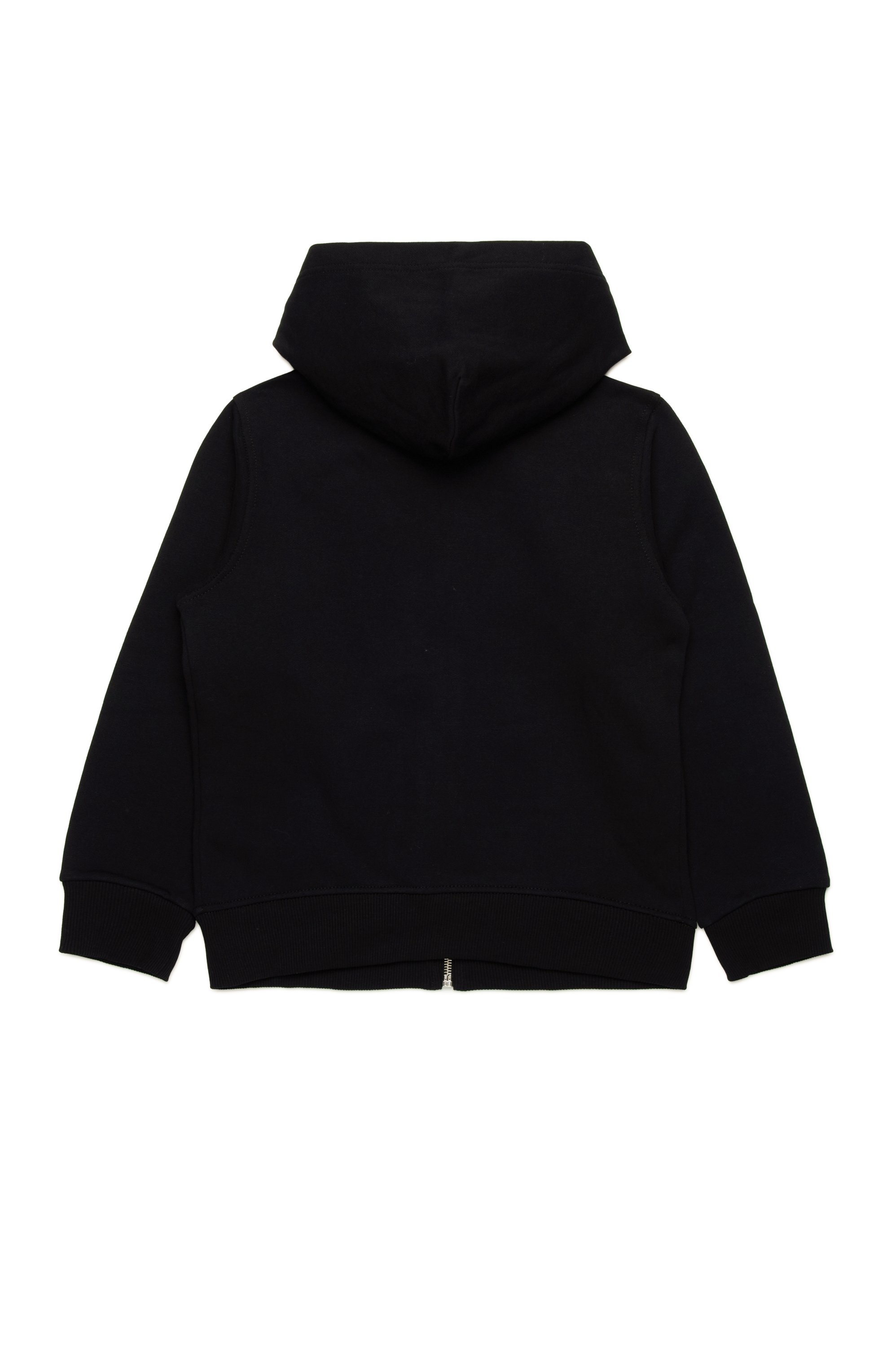 Diesel - SMACIS, Sweat-shirt à capuche zippé avec Oval D effet métal Homme in Noir - 2