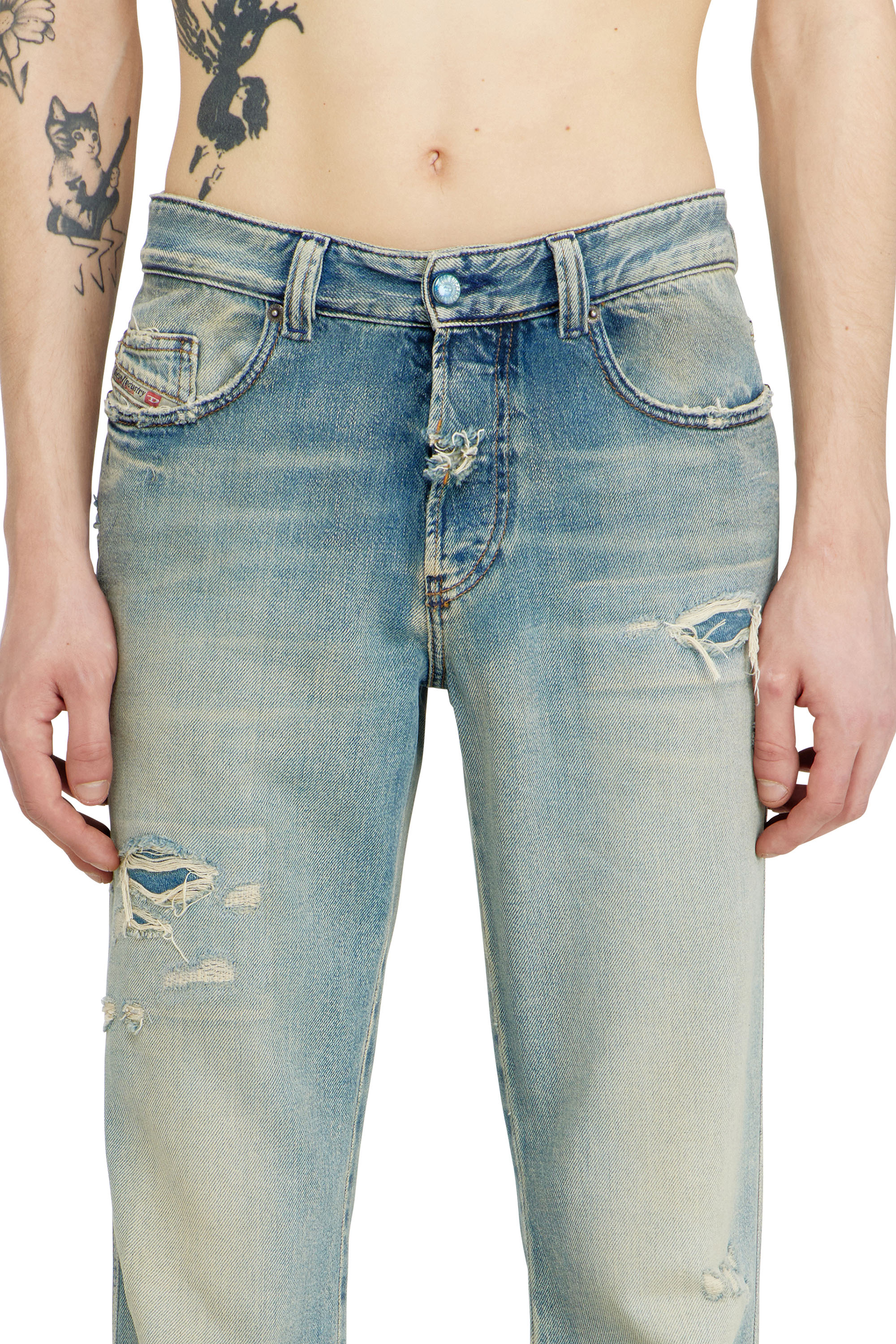 Diesel - Bootcut Jeans 1998 D-Buck 09N23 Homme, Bleu Clair - Image 4