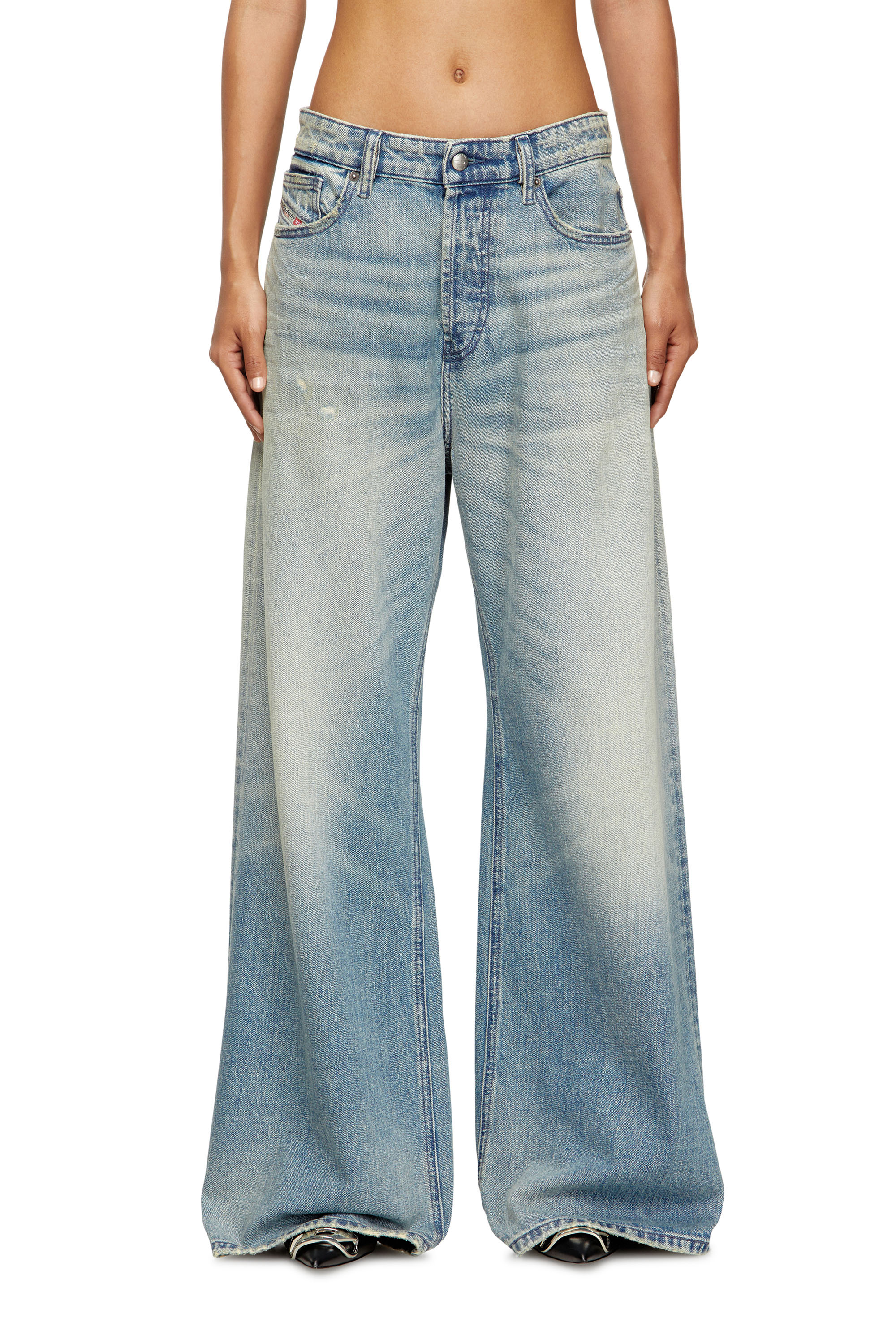 Diesel - Relaxed Jeans 1996 D-Sire 0DBEC Femme, Bleu Clair - Image 3