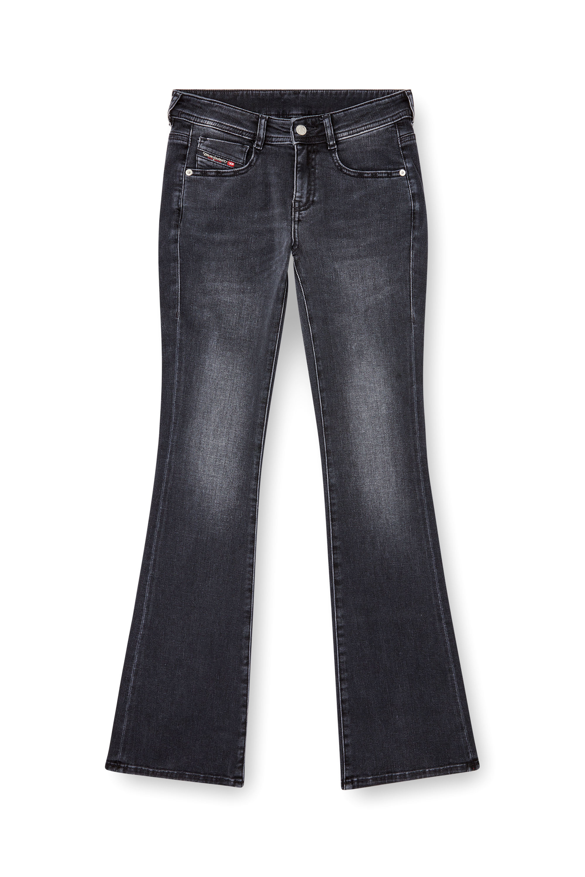 Diesel - Bootcut Jeans 1969 D-Ebbey 0DBDN Femme, Noir/Gris foncé - Image 3