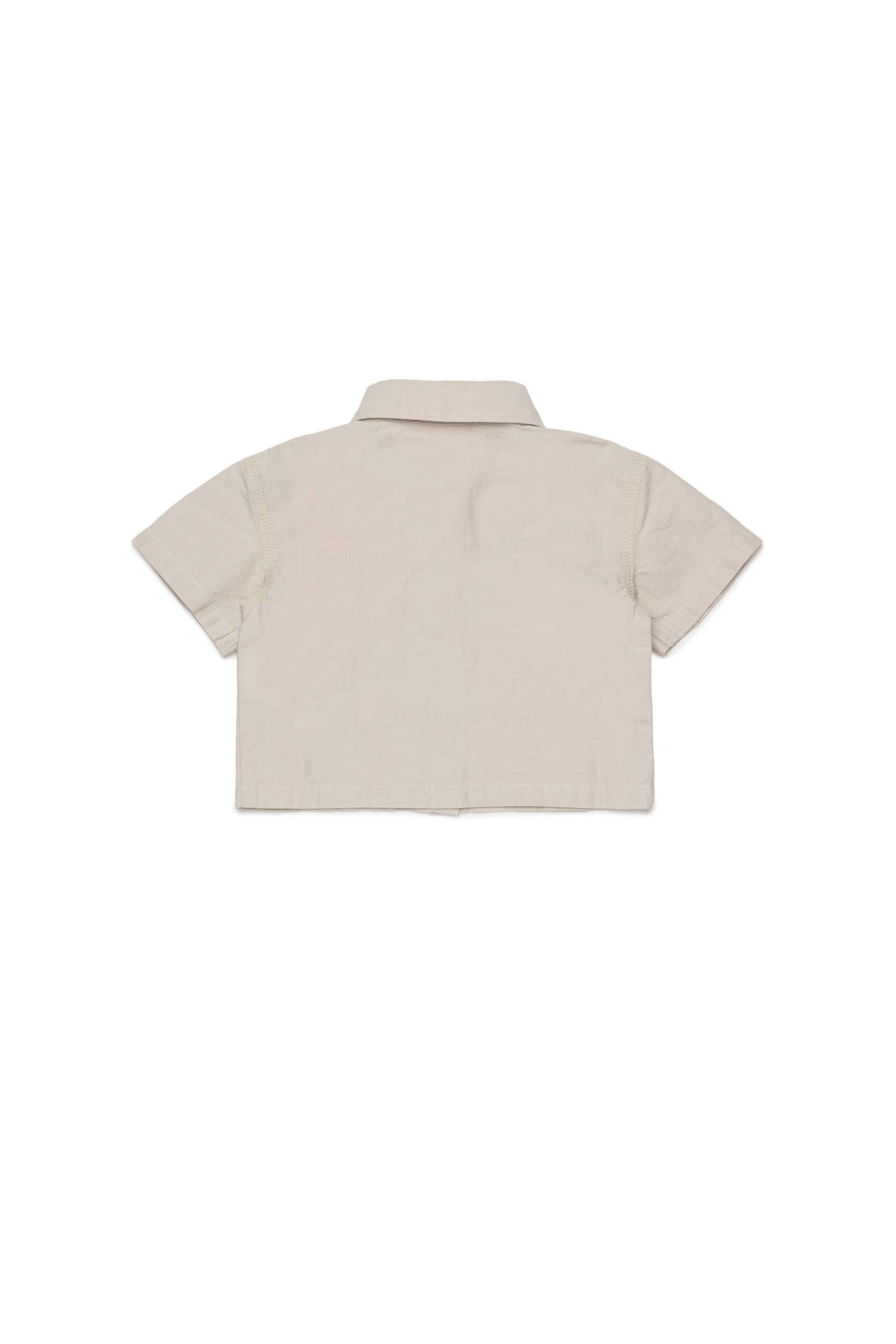 Diesel - COLDYB, Chemise &agrave; manches courtes avec poche &agrave; logo Femme in Blanc - 2