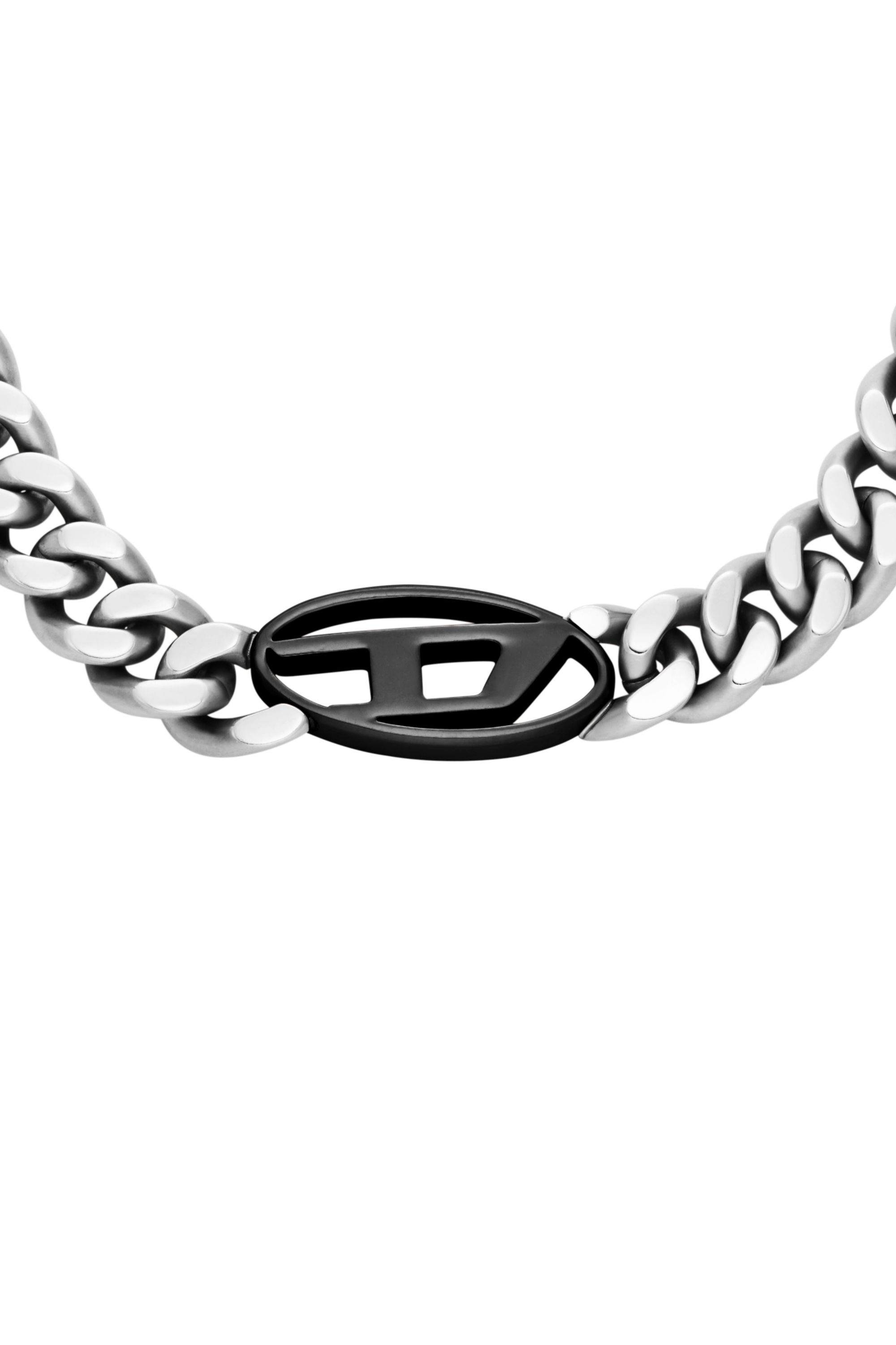 Diesel - DX1635931 JEWELLERY, Collier en acier inoxydable bicolore Mixte in Gris argenté - 2
