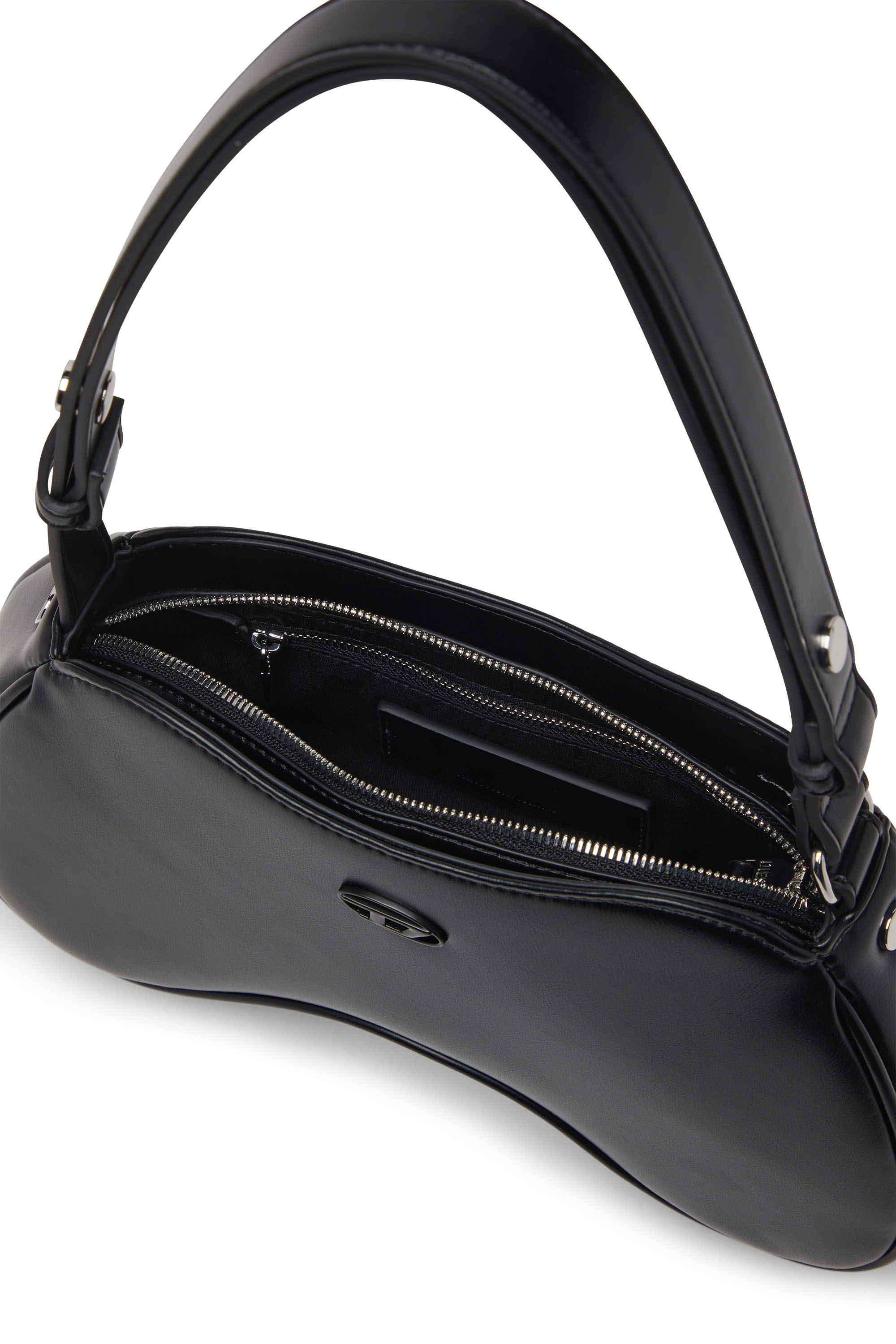 Diesel - PLAY SHOULDER, Play-Sac à bandoulière en PU Femme in Noir - 3