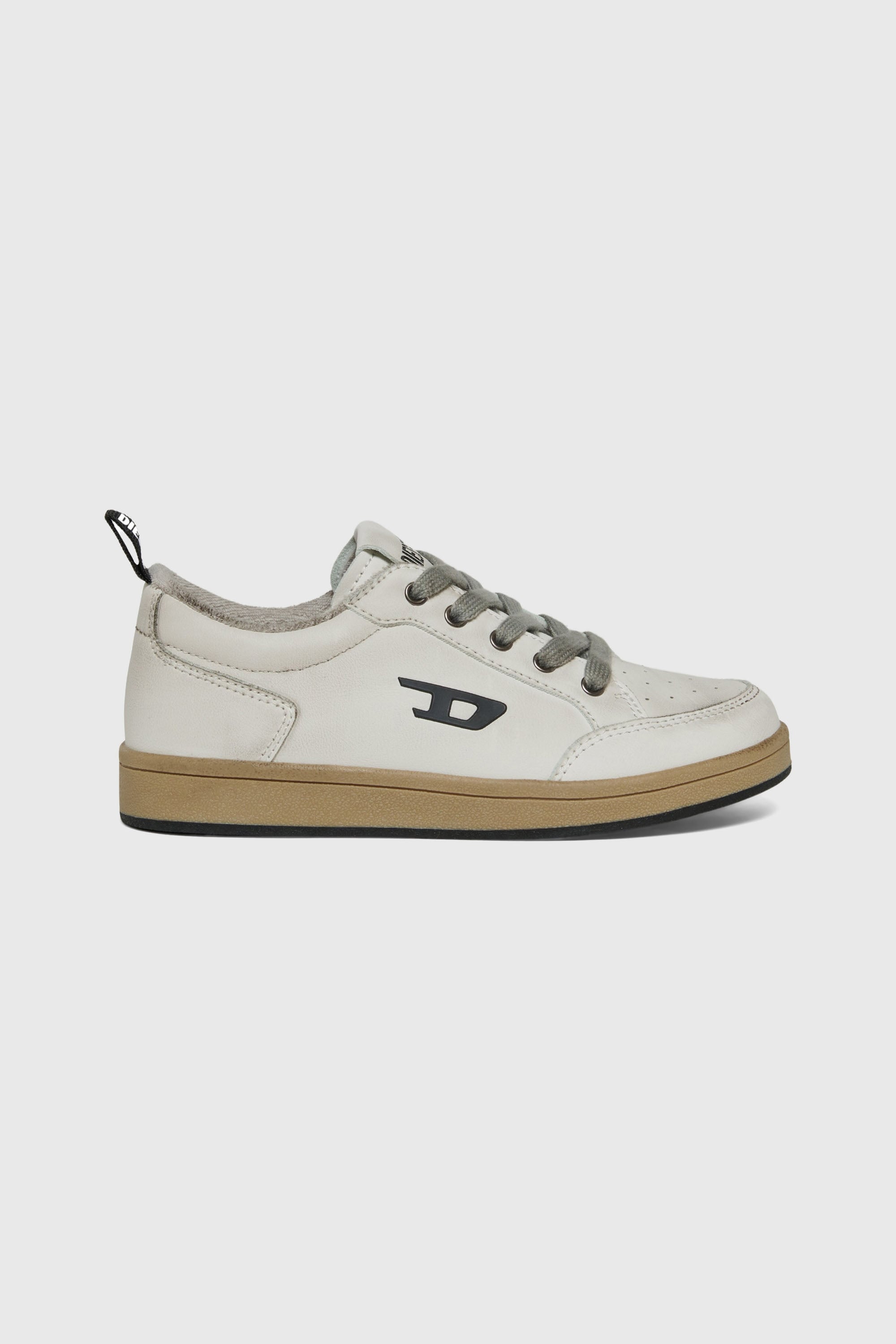 Diesel - S-KIRJY, S-Kirjy - Baskets perfor&eacute;es avec logo D Mixte in Blanc - 1