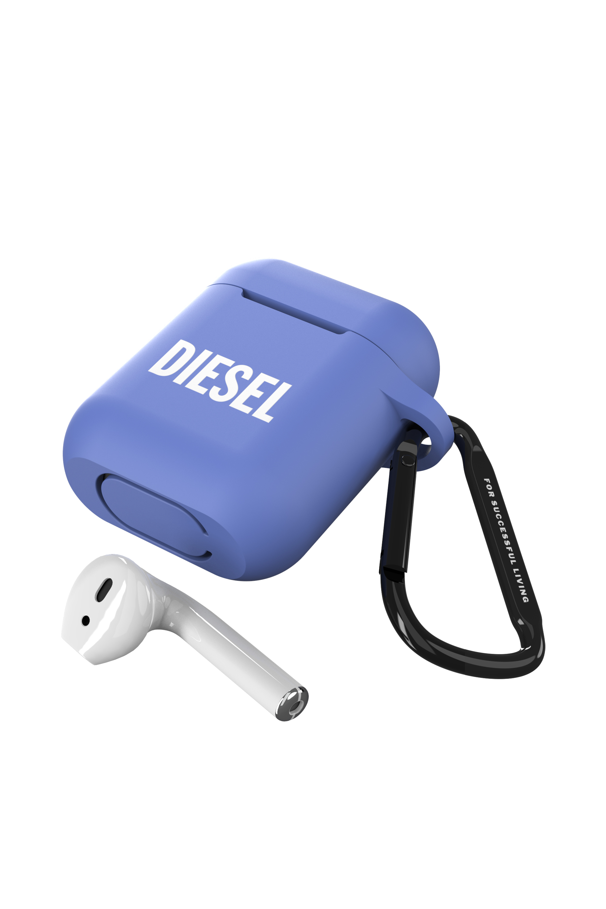 Diesel - 48319 AIRPOD CASE, Unisex's Airpod case silicone  for AirPods in Blue - 4