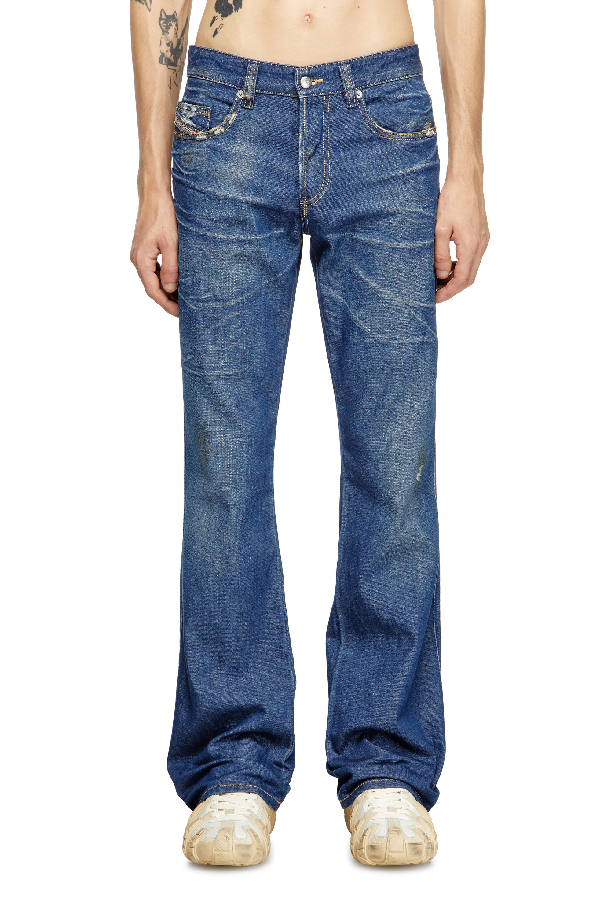 Diesel - Bootcut Jeans 1998 D-Buck 09M60 Homme, Bleu Foncé - Image 3