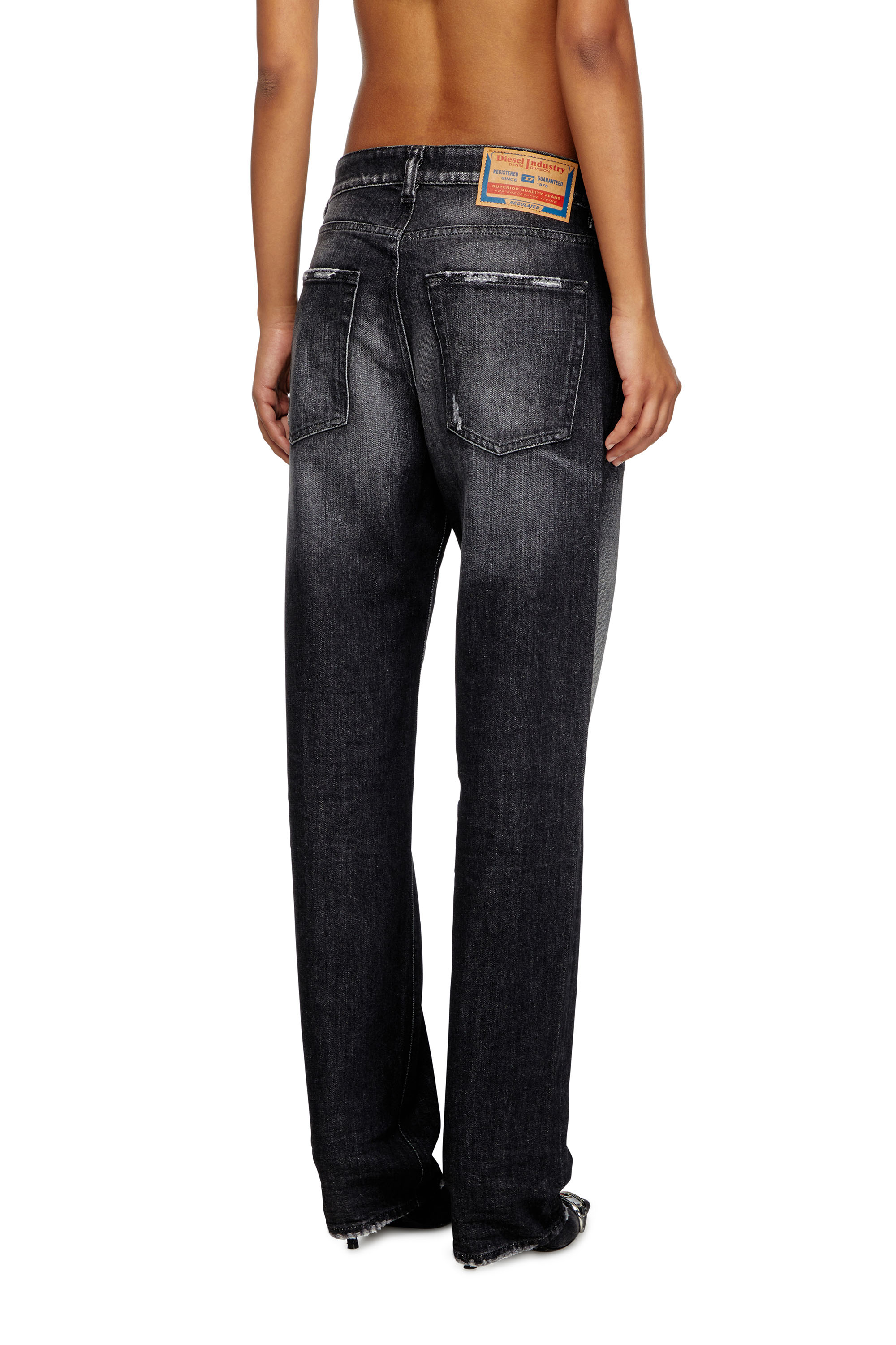 Diesel - Regular Jeans 1988 D-Ark 09L50 Femme, Noir/Gris foncé - Image 4