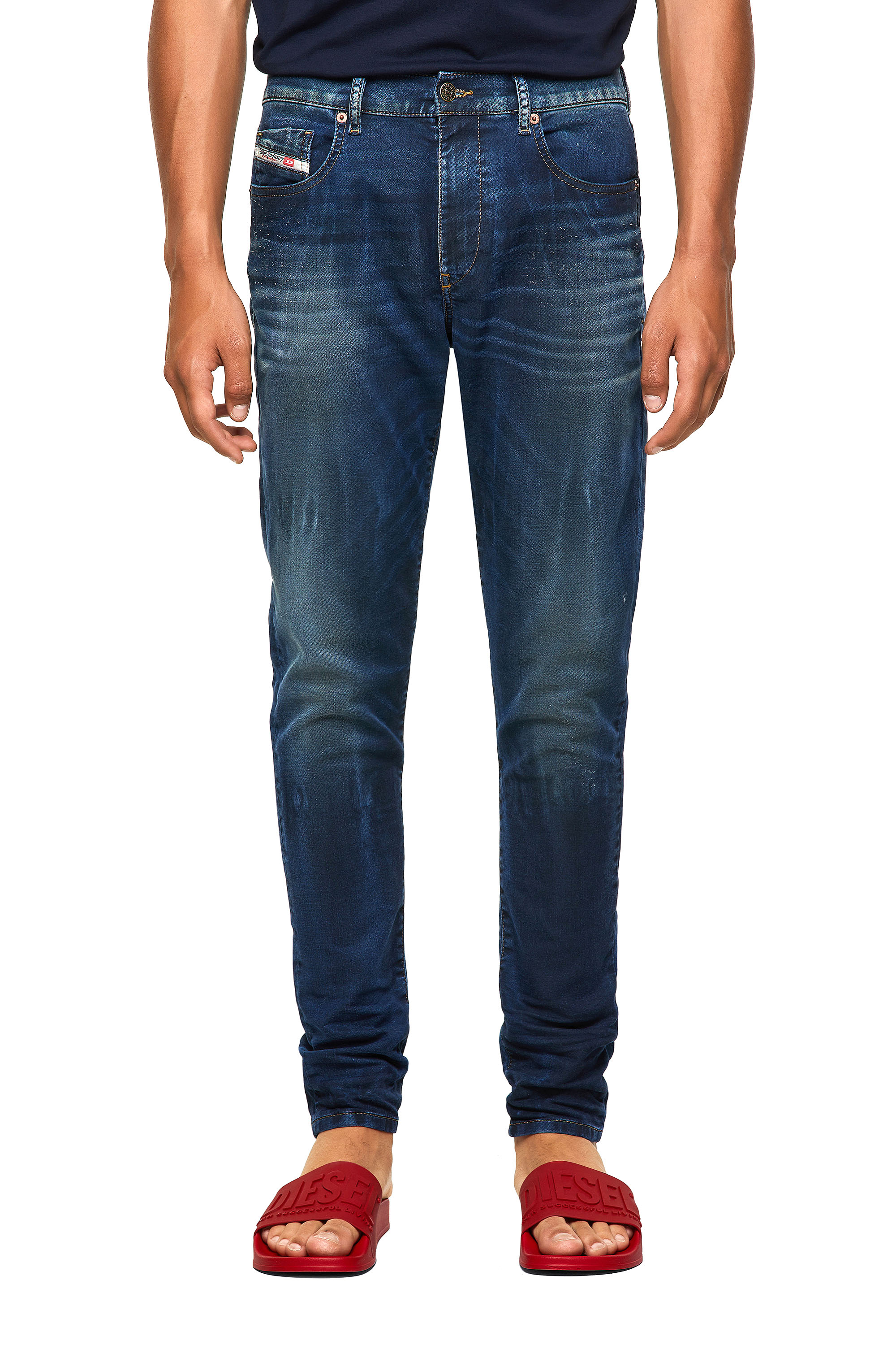 D-Strukt JoggJeans® 069WR Man: Slim Dark blue Jeans | Diesel