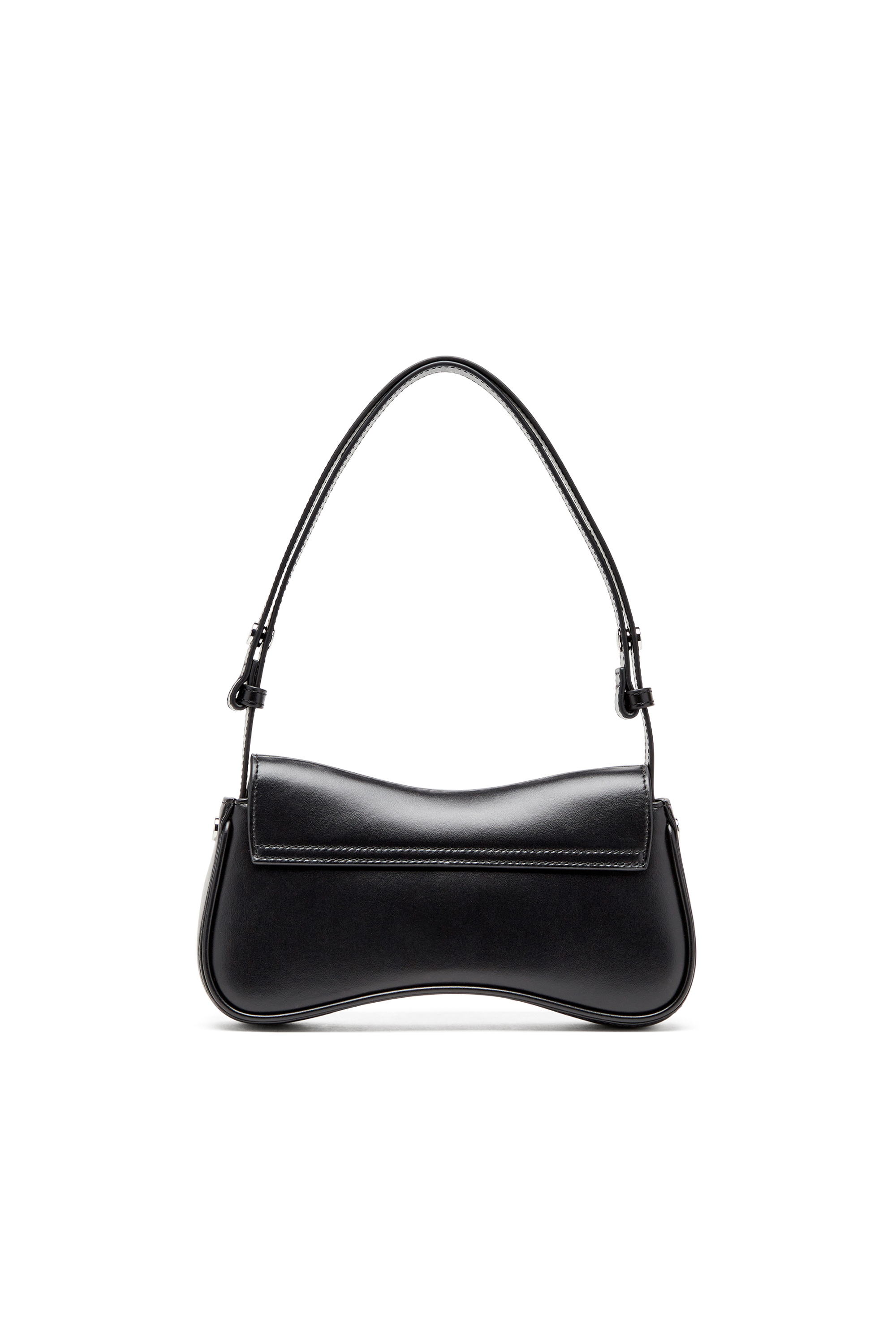 Diesel - PLAY CLUTCH, Play-Sac à bandoulière en cuir semi-brillant Femme in Noir - 4
