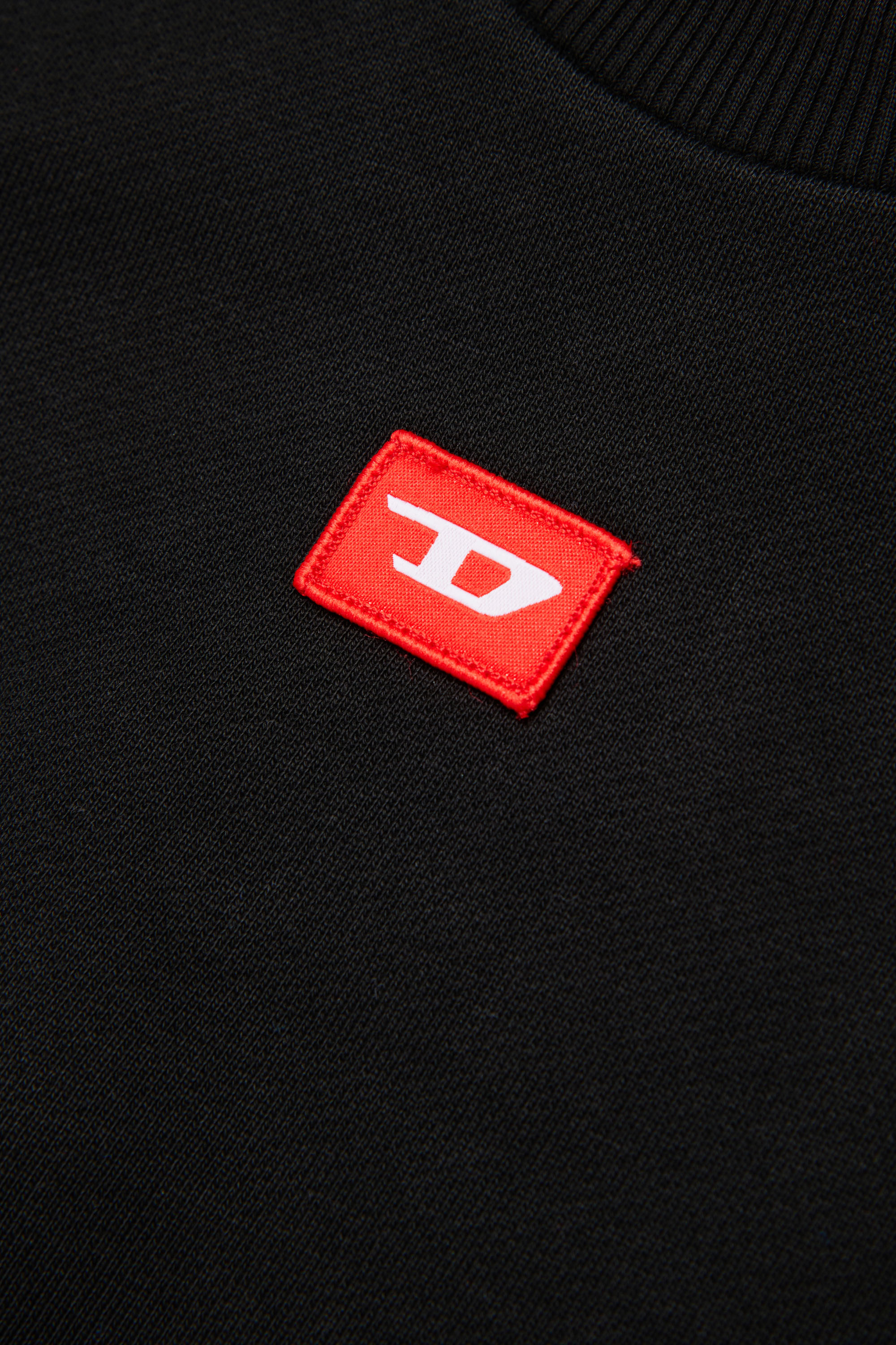 Diesel - SXGIN OVER, Sweat-shirt avec petit &eacute;cusson logo Mixte in Noir - 4