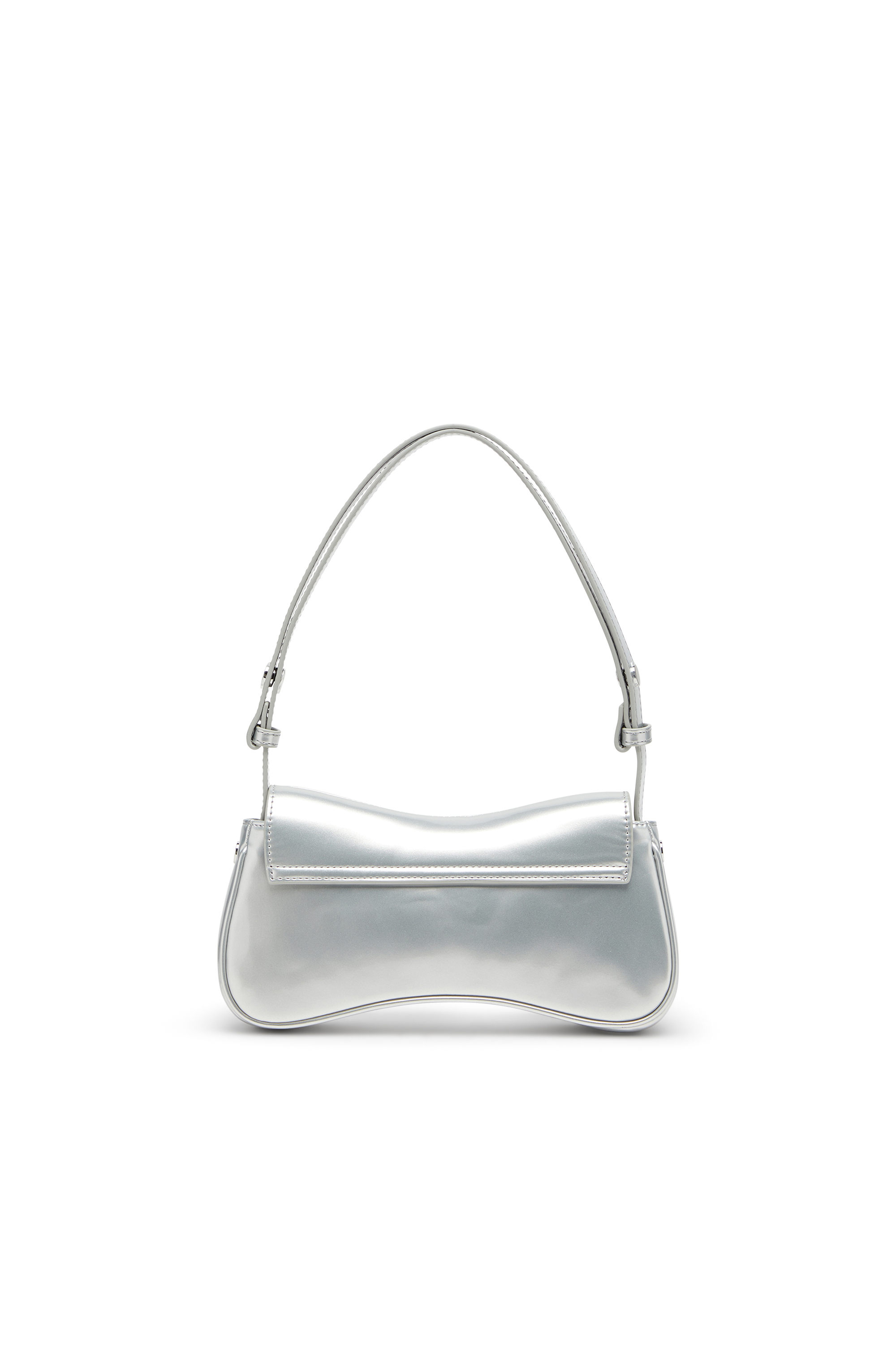 Diesel - PLAY CLUTCH, Play-Clutch en PU métallique Femme in Gris argenté - 2