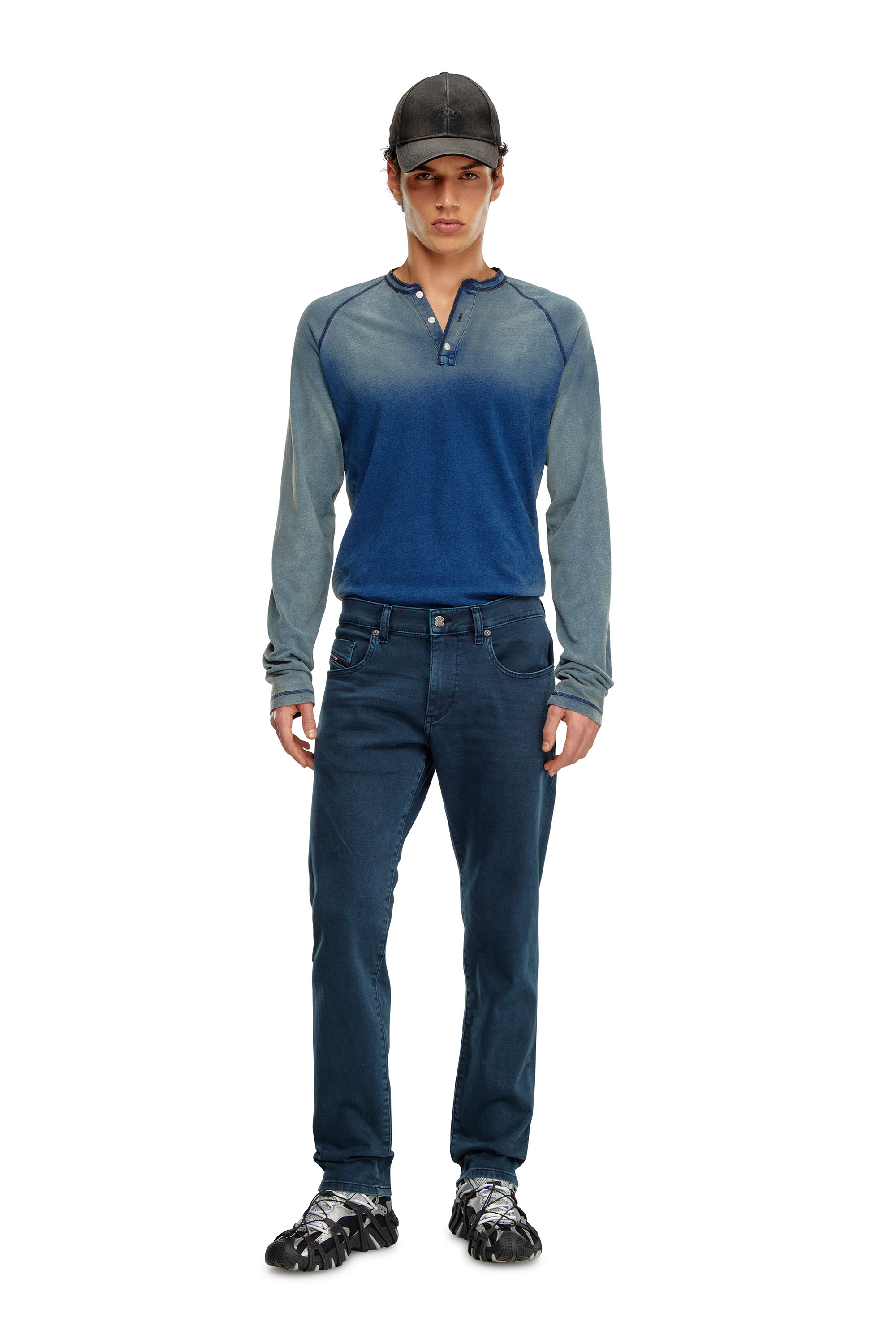 Diesel - Slim Jeans 2019 D-Strukt 0QWTY, Bleu moyen - Image 4