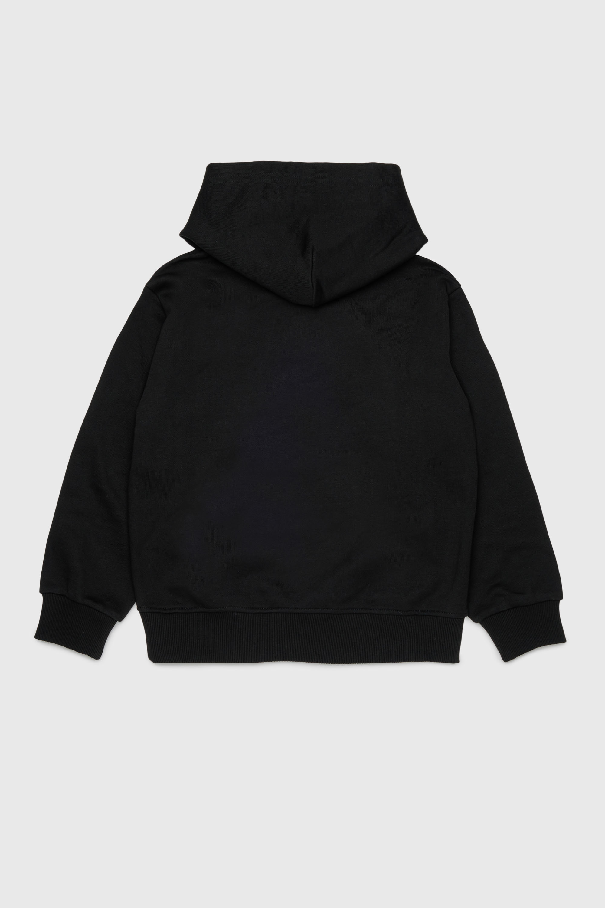 Diesel - SCIRCLEHOOD OVER, Sweat &agrave; capuche avec imprim&eacute; logo Diesel Homme in Noir - 2