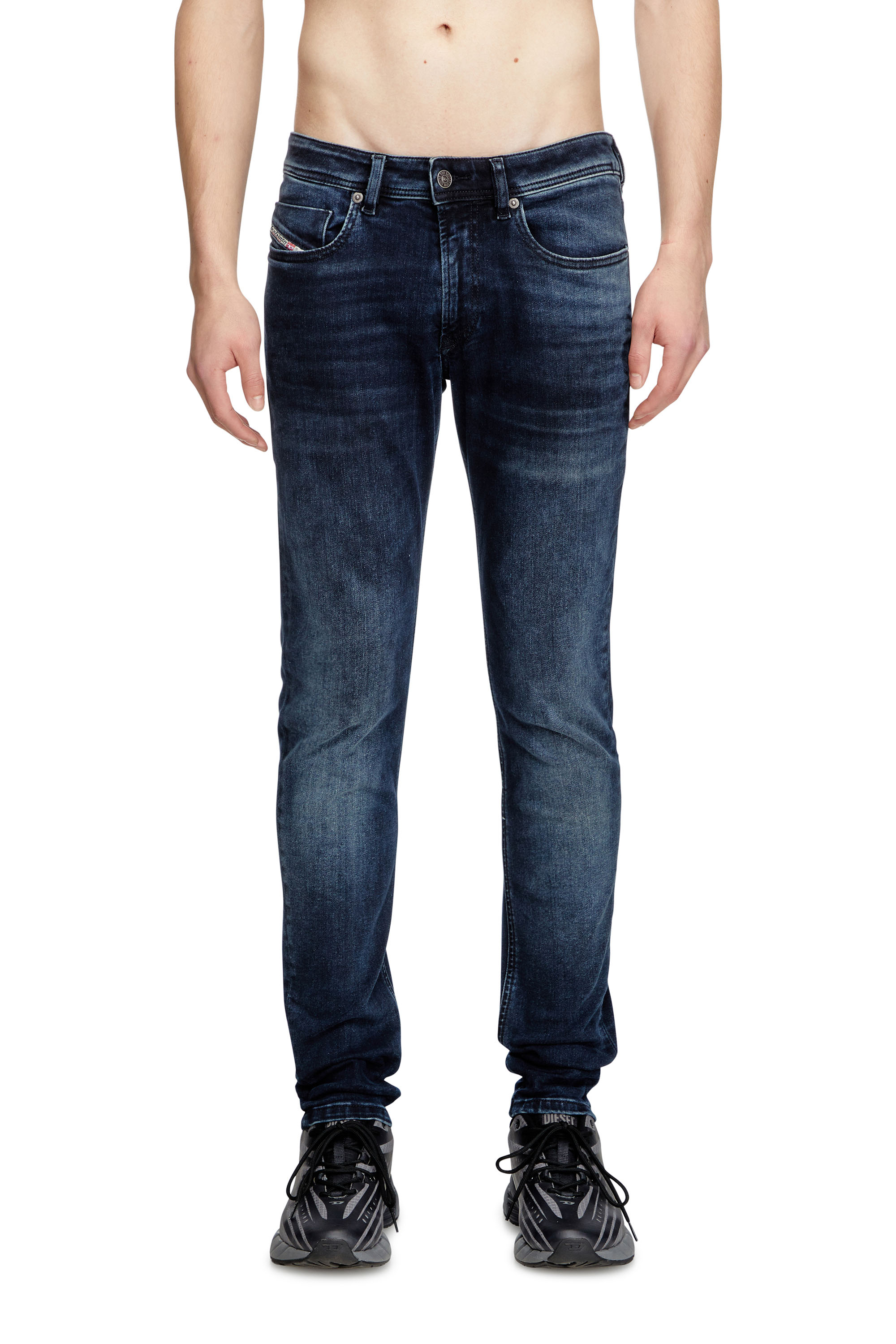 Diesel - Skinny Jeans 1979 Sleenker 0ENAR Homme, Bleu Fonc&eacute; - Image 3