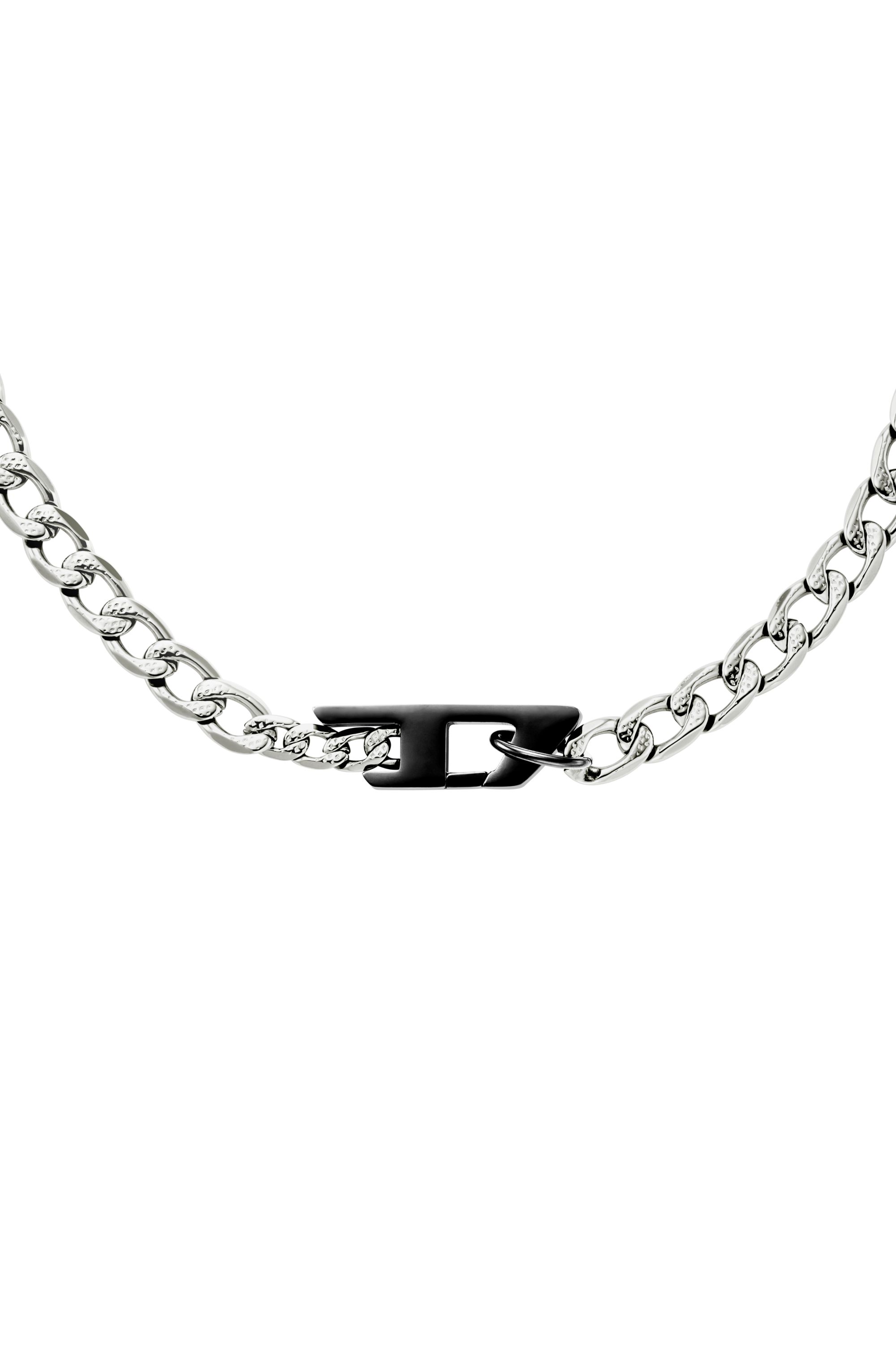 Diesel - DX1636931 JEWELLERY, Collier en acier inoxydable bicolore Mixte in Gris argenté - 2