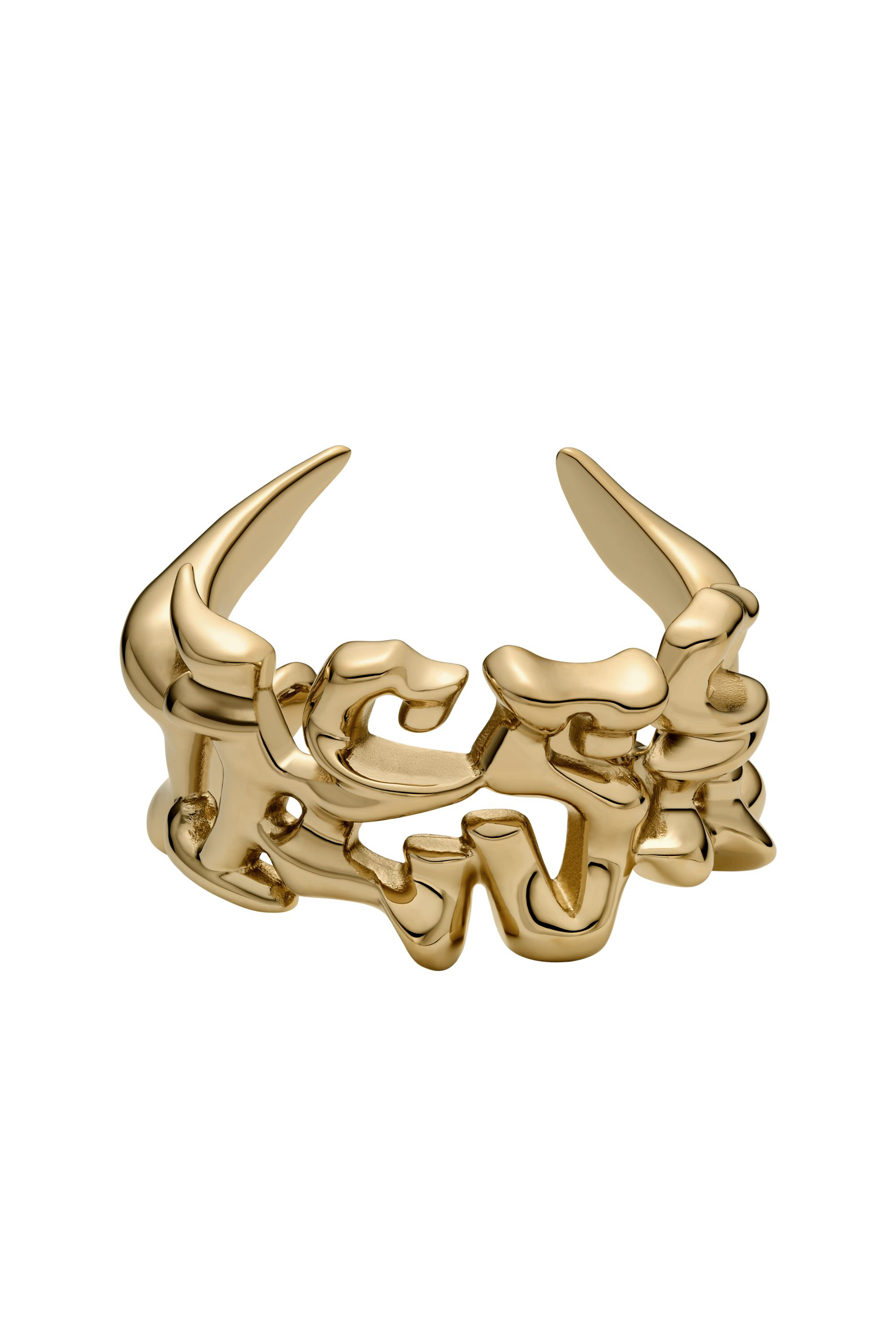 Diesel - DX1660710 JEWELLERY, Bracelet manchette en acier inoxydable Mixte in Dor&eacute; - 1