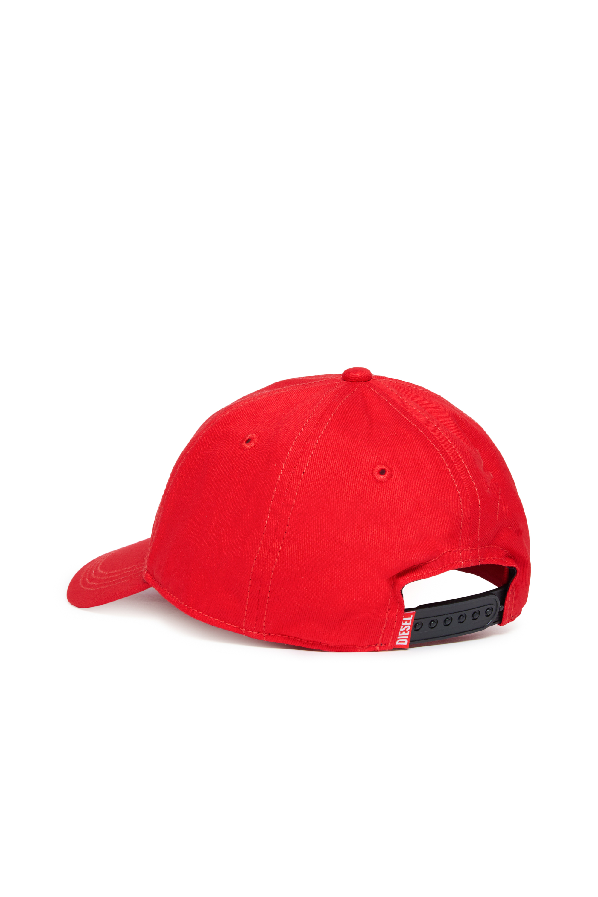 Diesel - FENSID, Casquette de baseball avec logo D Homme in Rouge - 2