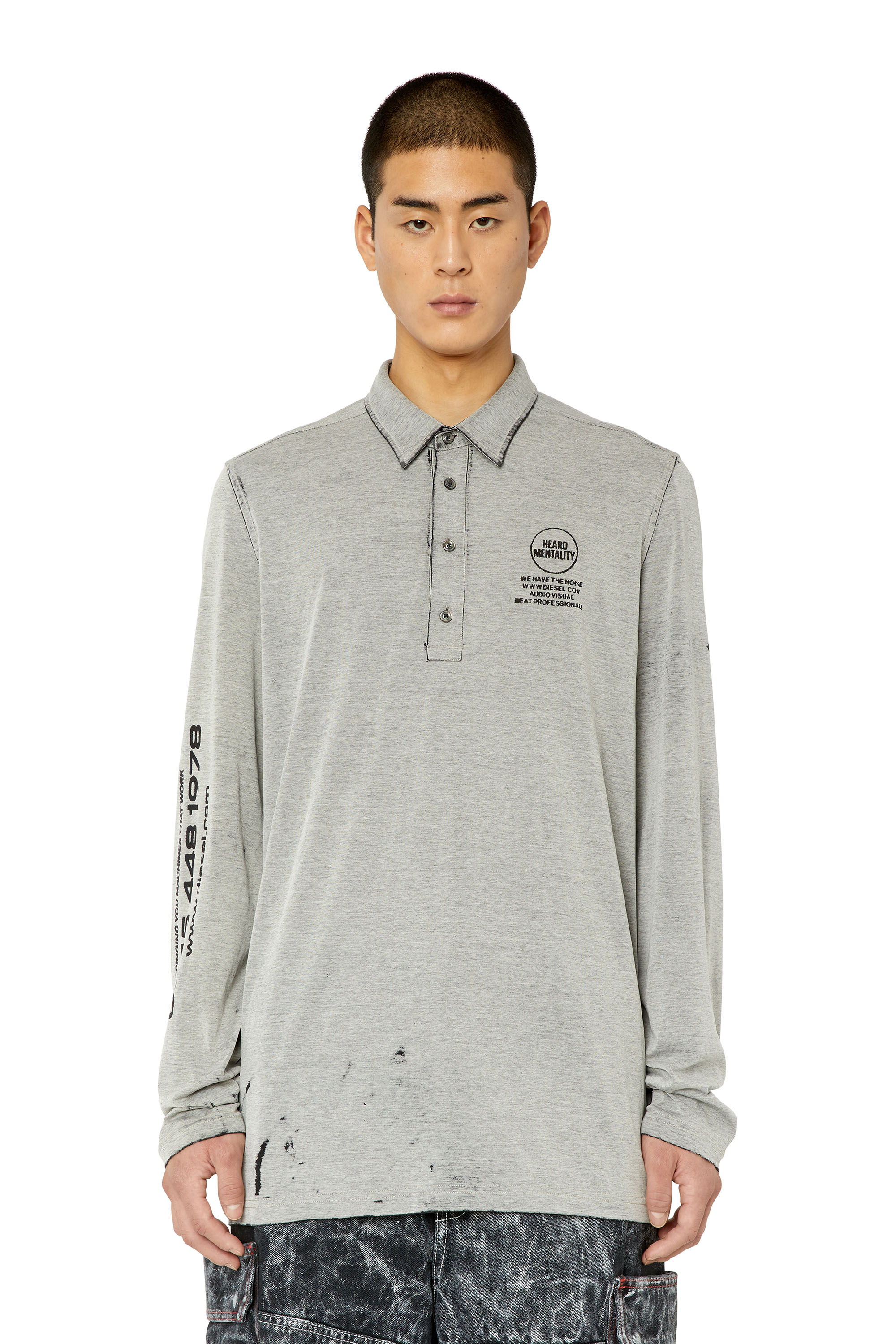 Diesel - S-HIRT, Grey - Image 1